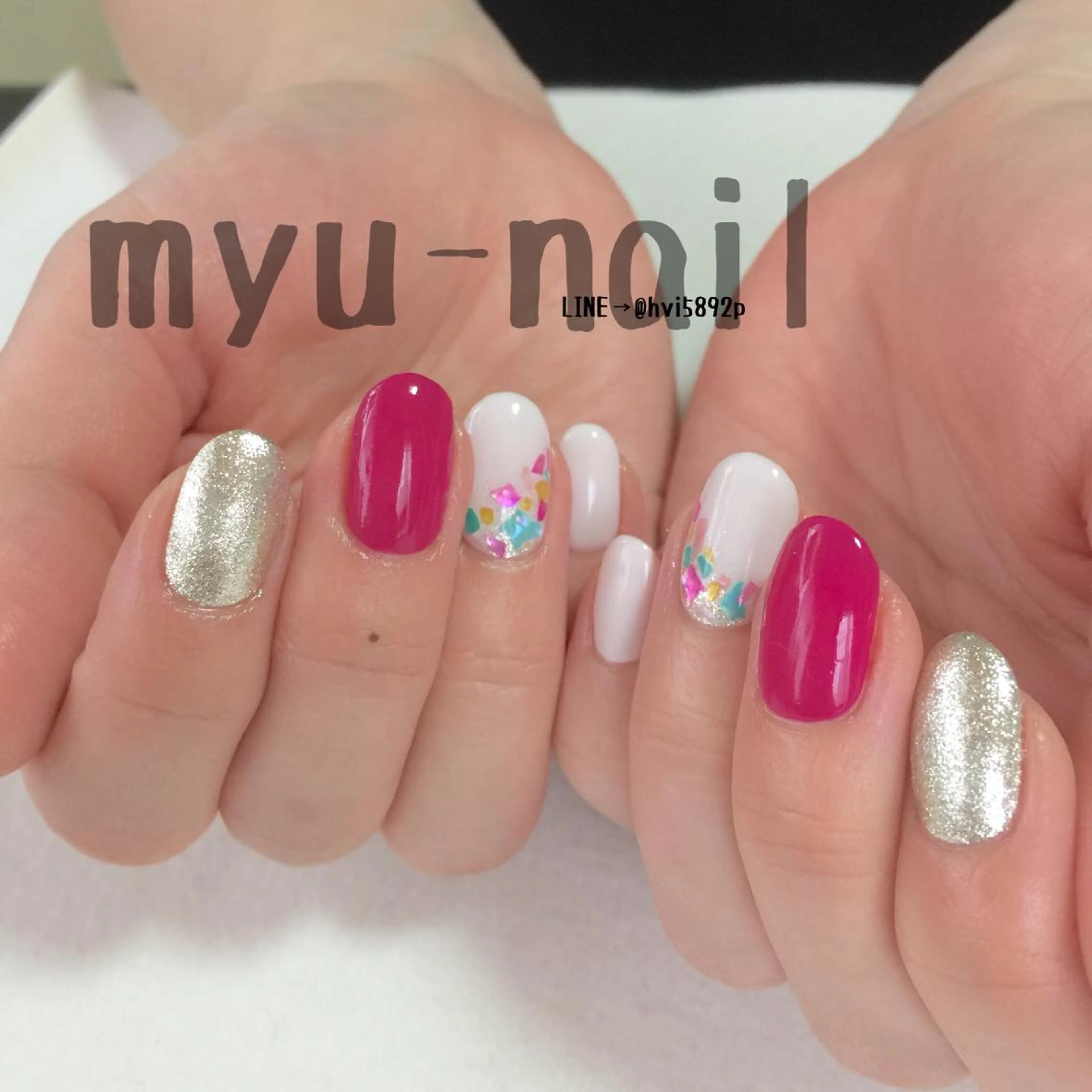 ネイル ハンドネイル ホームサロン myu-nailのネイルデザイン