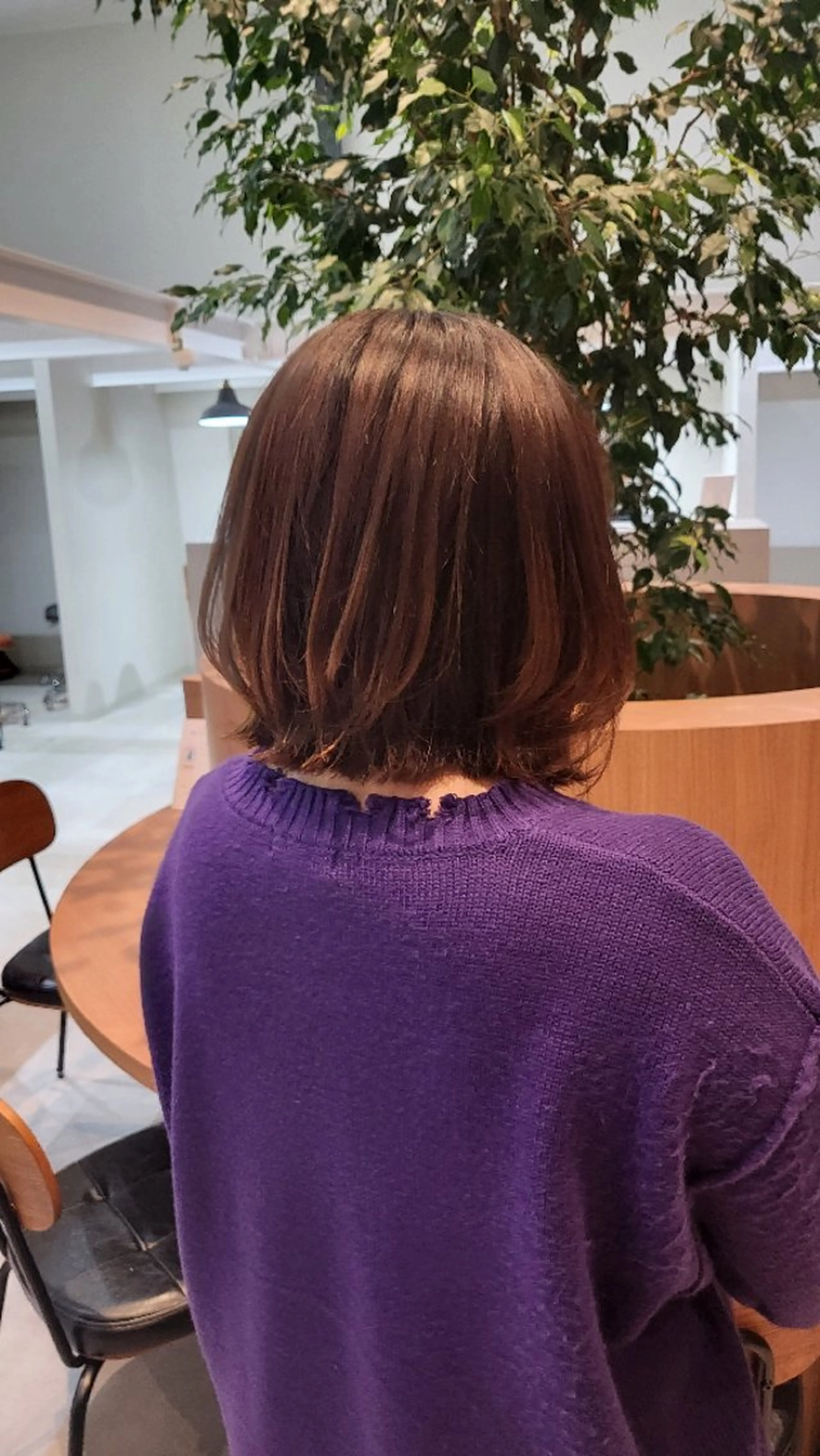 ミディアム 梅崎 ますみのヘアスタイル