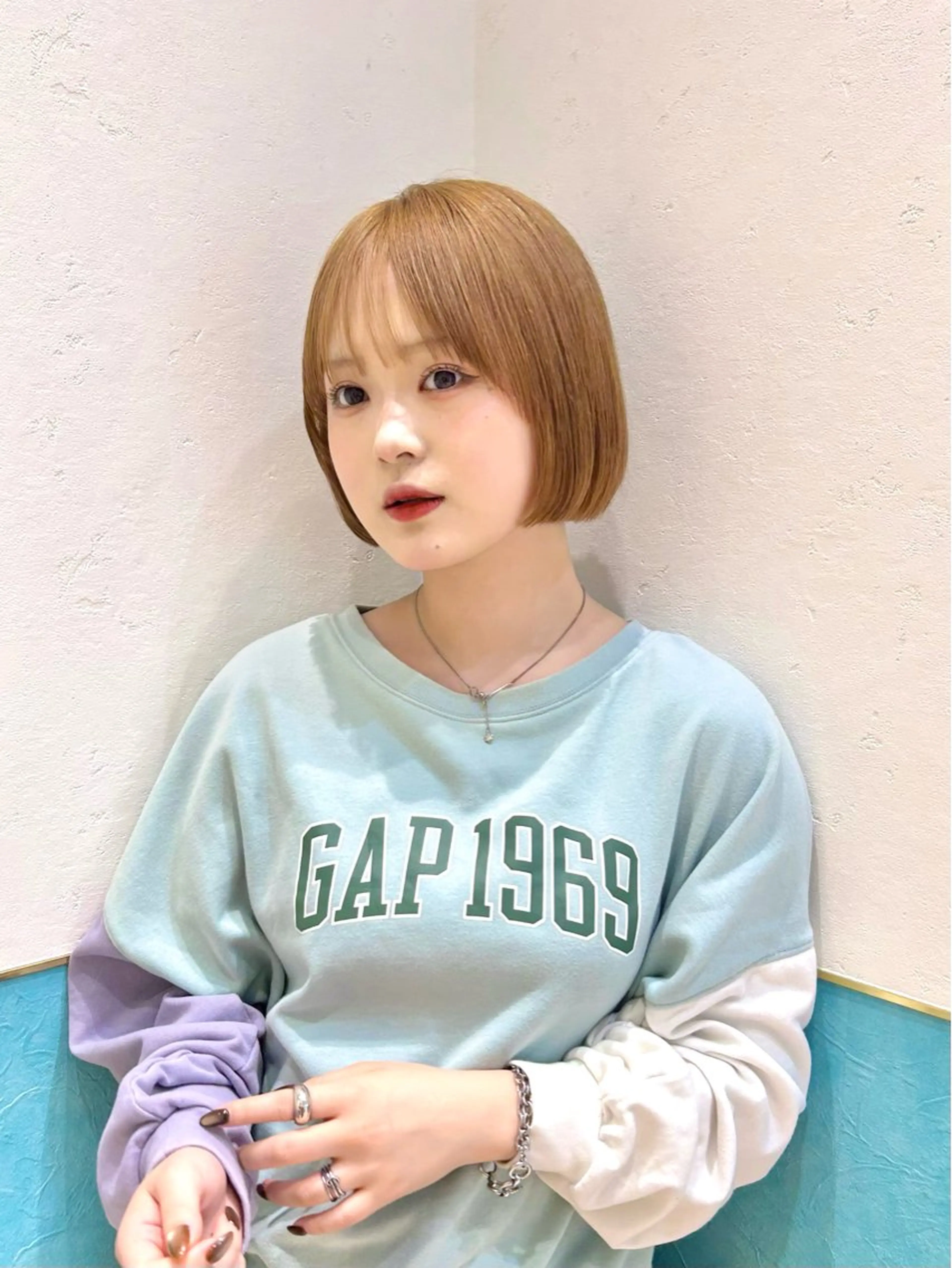 ショート カット トリートメント 🍎大人可愛い小顔 ボブ🍏shioのヘアスタイル
