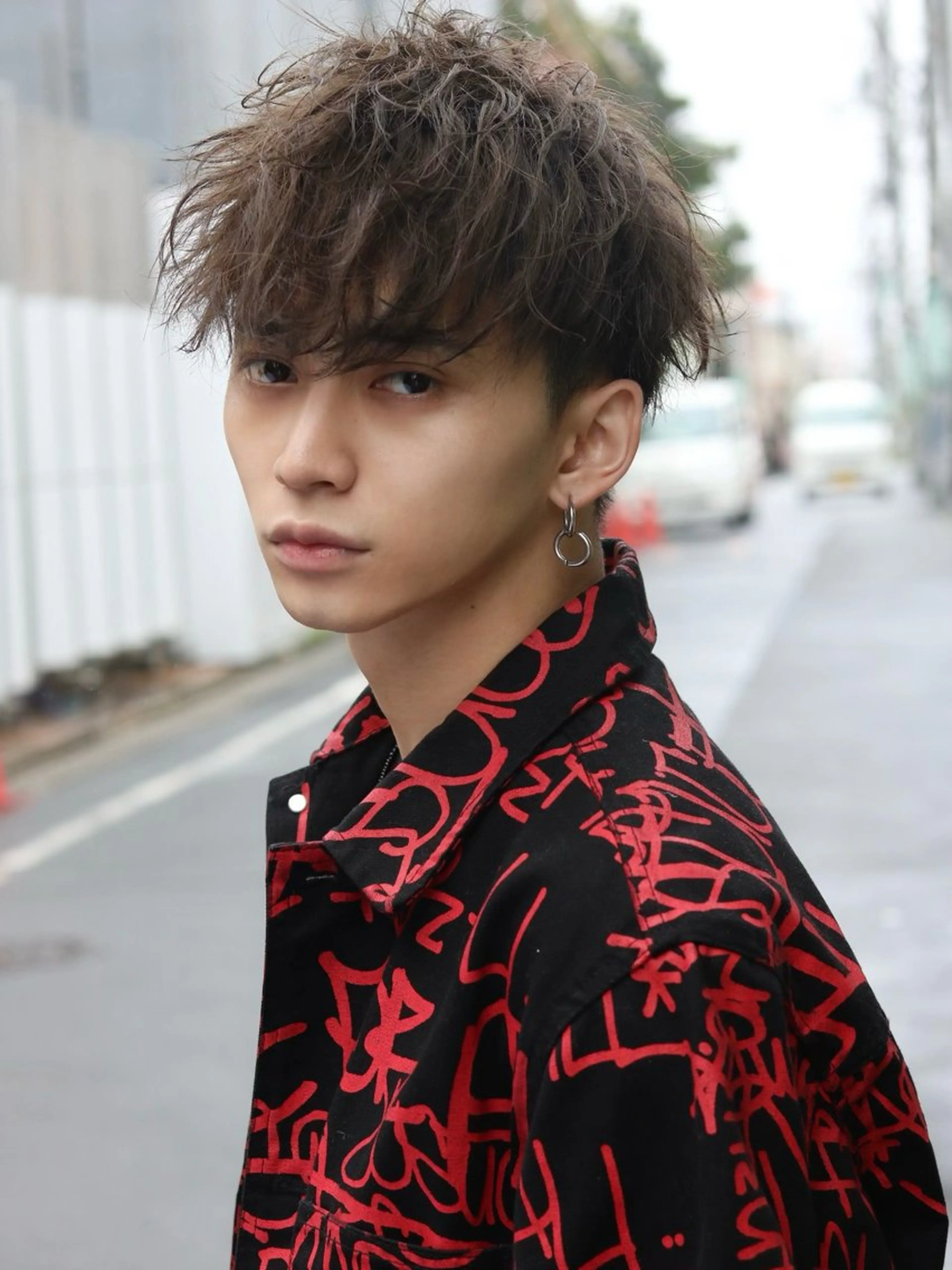 メンズ マッシュ メンズパーマ カット パーマ 【公式】LUCEY 川越のヘアスタイル