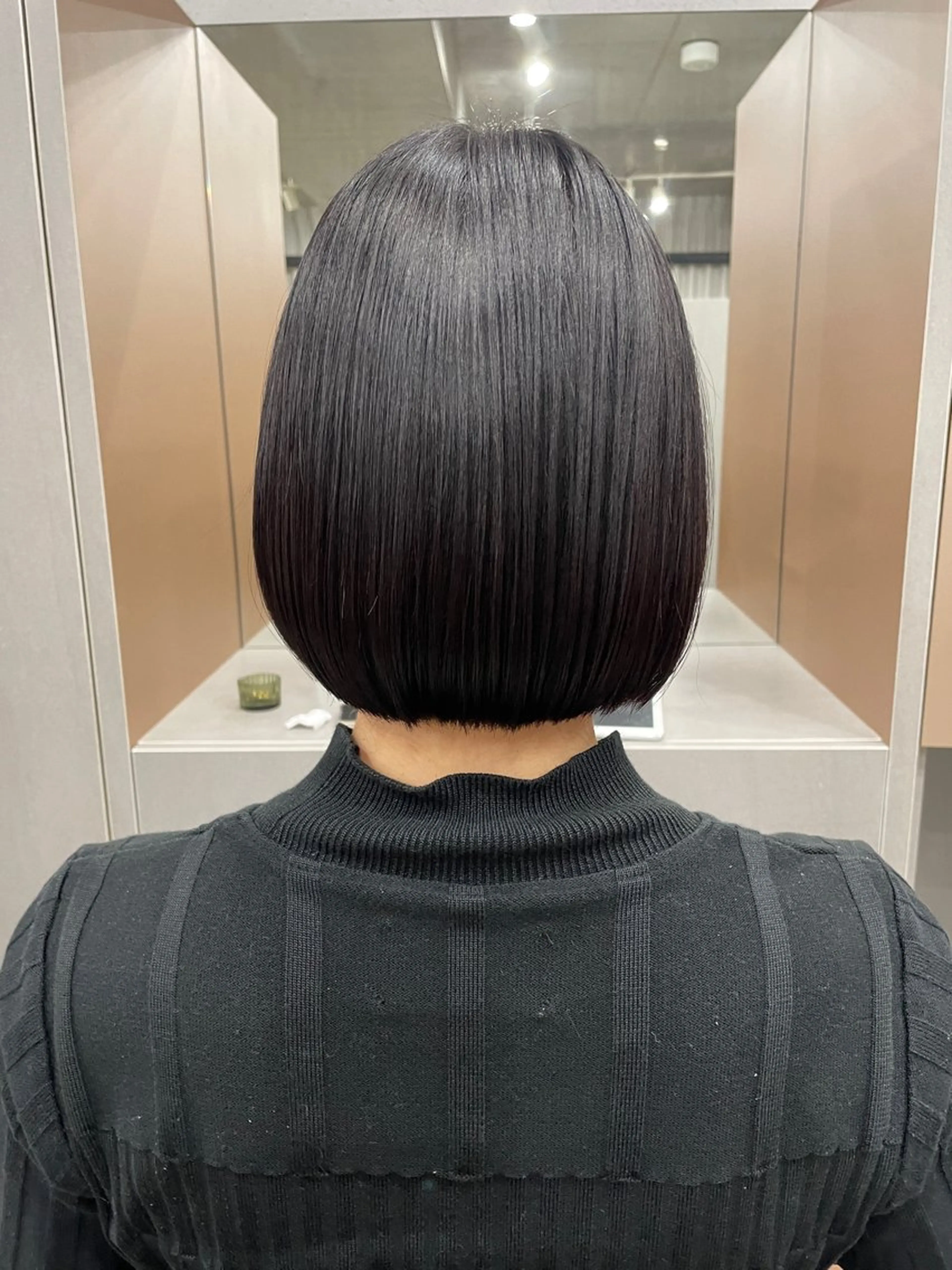 ミディアム カラー カット ヘアカラー トリートメント 表参道🌿赤み消し カラー/チナツのヘアスタイル