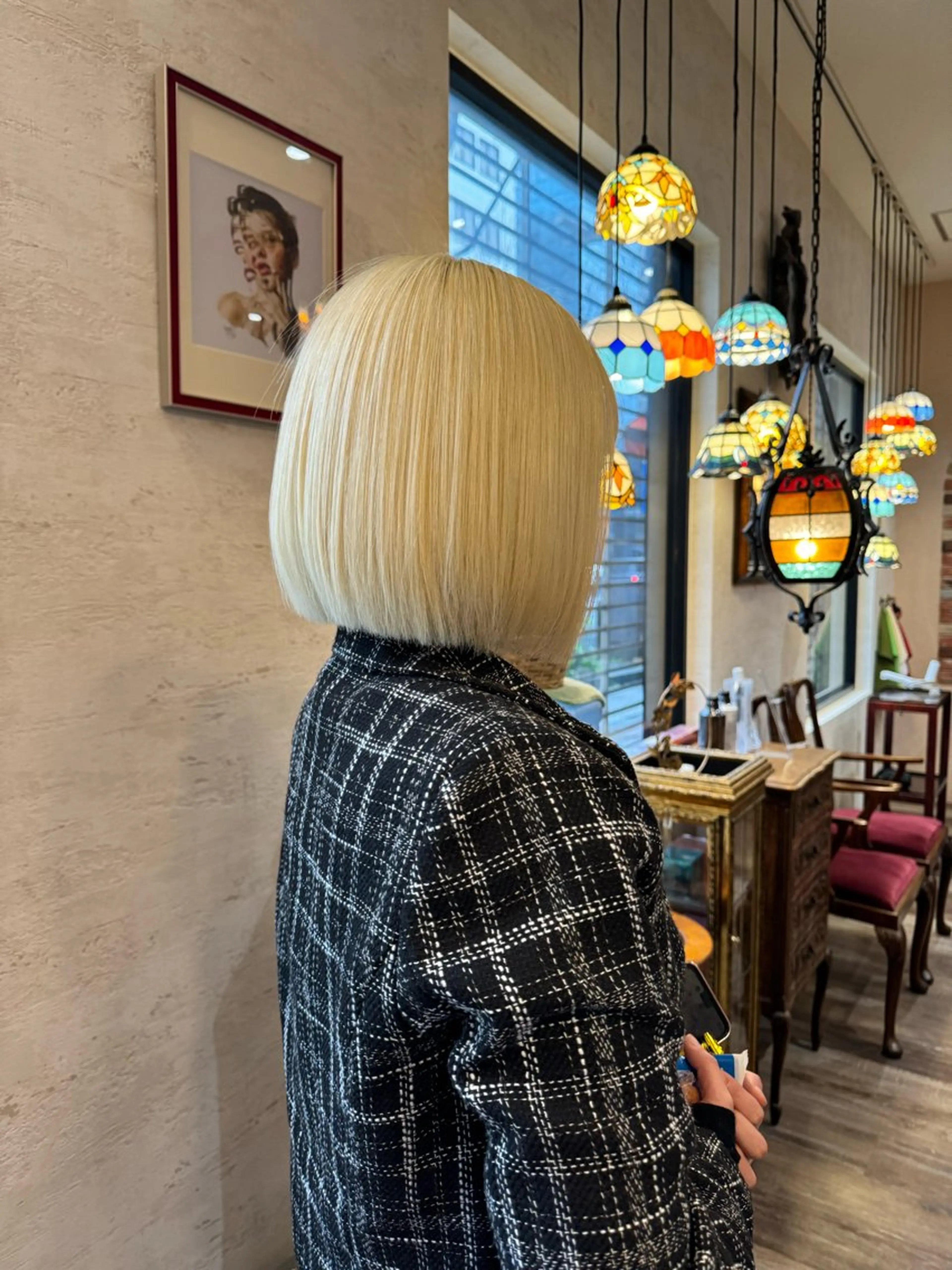 ミディアム 縮毛矯正 FAVOR所属・原田 新平／天神のヘアスタイル