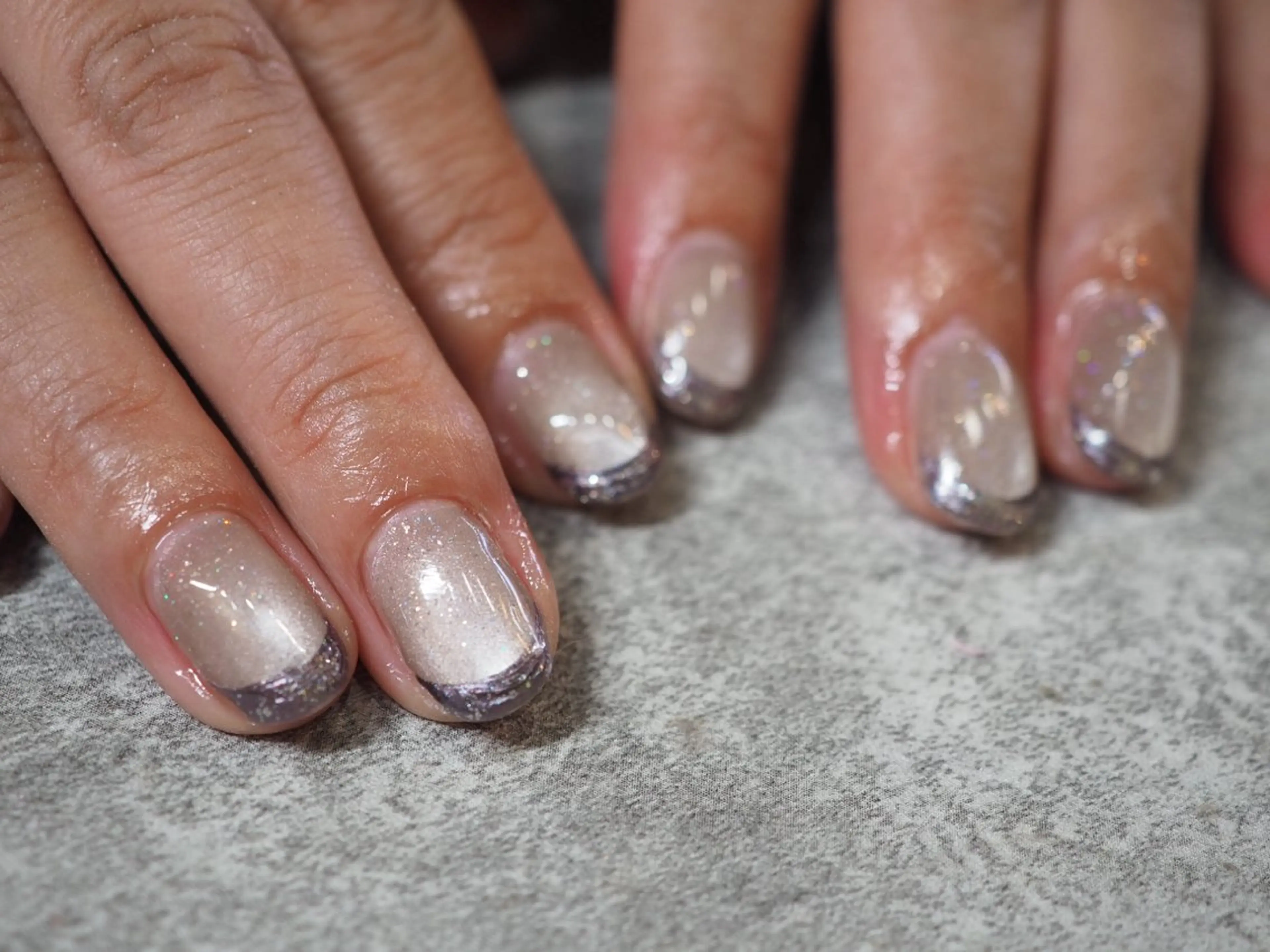 ネイル アートネイル チークネイル フラッシュネイル フットネイル フレンチネイル glaNje shioriのネイルデザイン