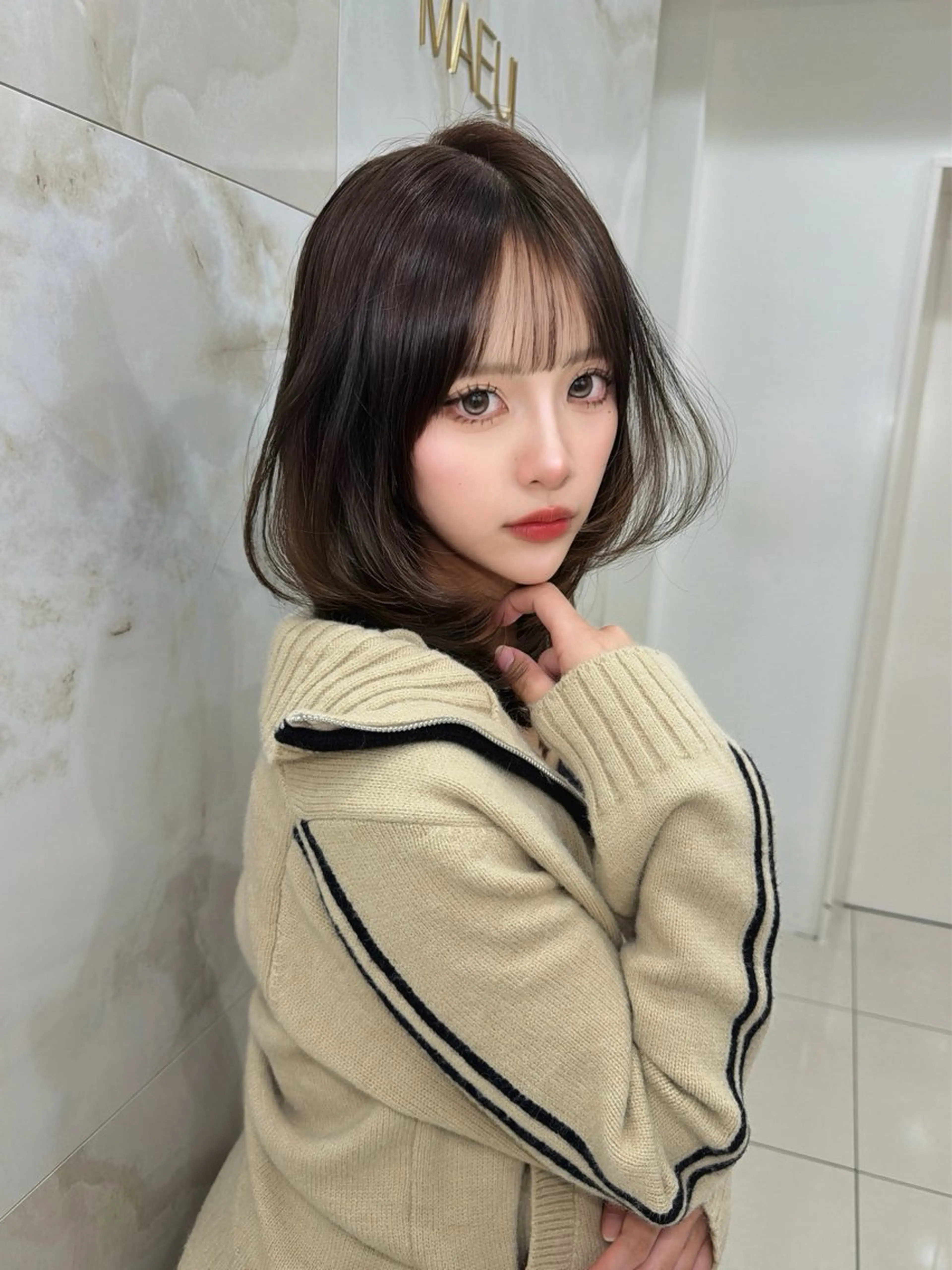 🖤ブリーチなし🖤ワンカラー💭💭の写真