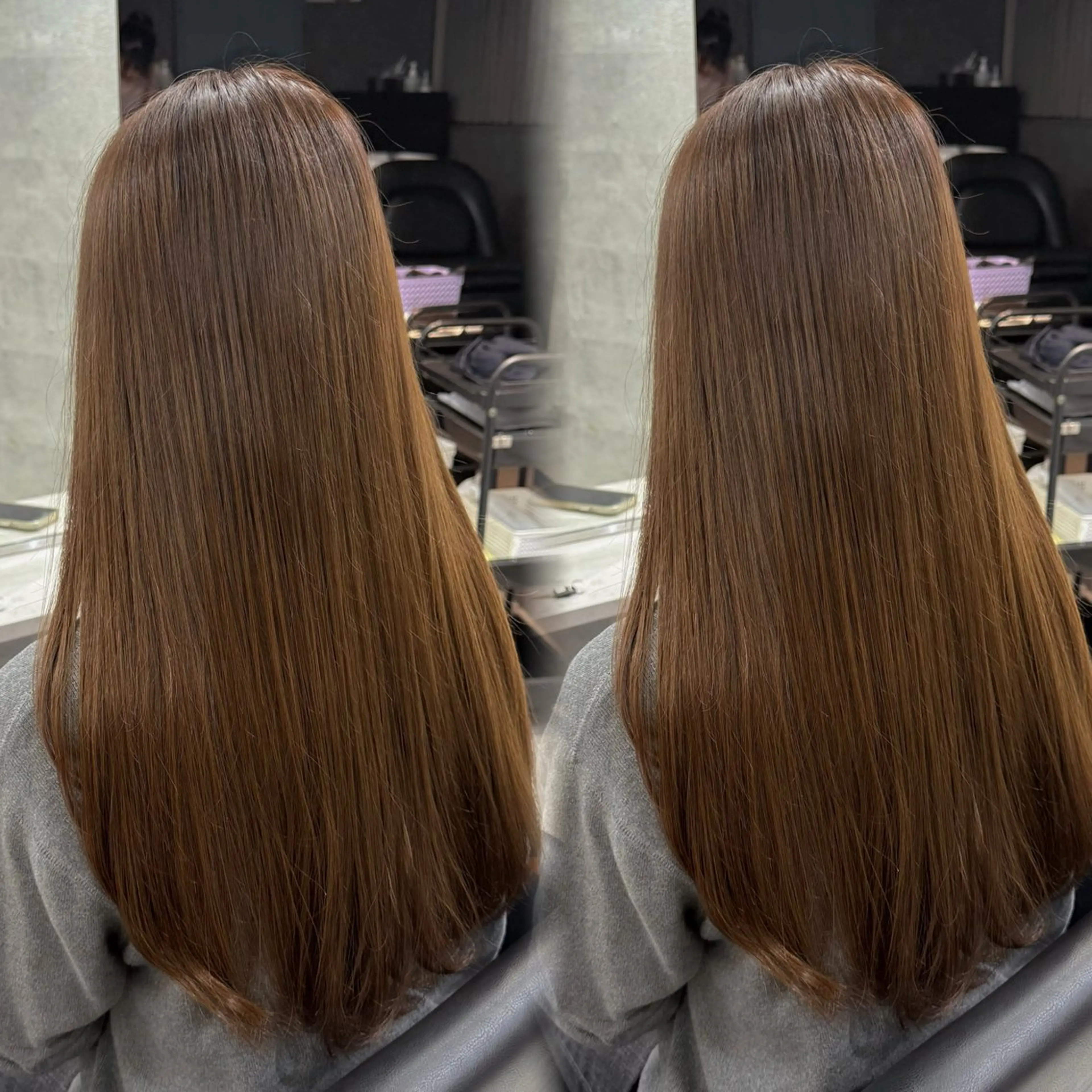 ロング カラー ベージュカラー ブリーチ 透明感カラー ブリーチなしカラー 髪質改善 ヘアカラー 新宿/髪質改善 /透け感/Sotaのヘアスタイル