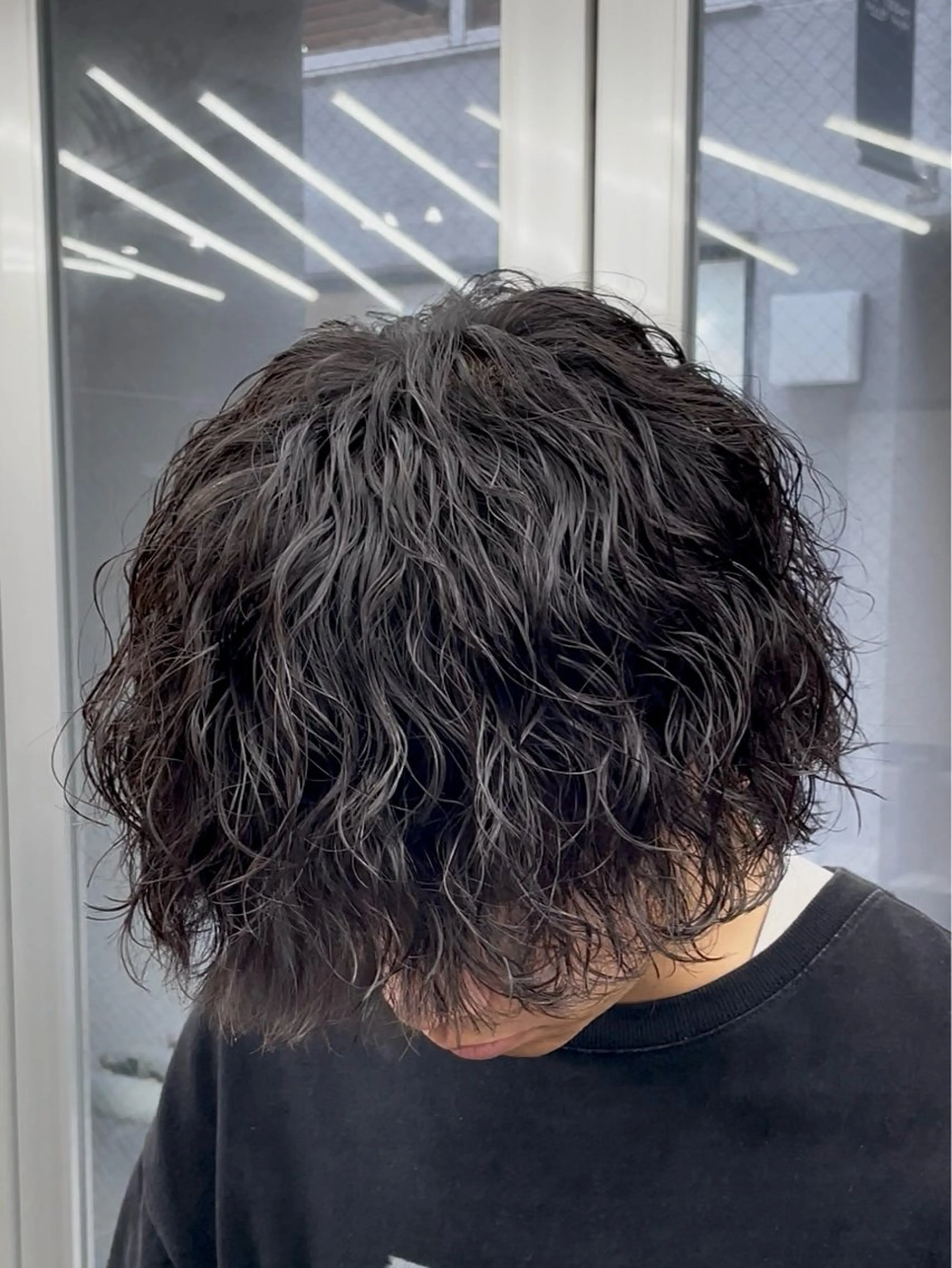 パーマ メンズ メンズパーマ メンズウルフカット ウルフカット カット パーマ トリートメント 🔱OVARL🔱 メンズパーマ/たいがのヘアスタイル