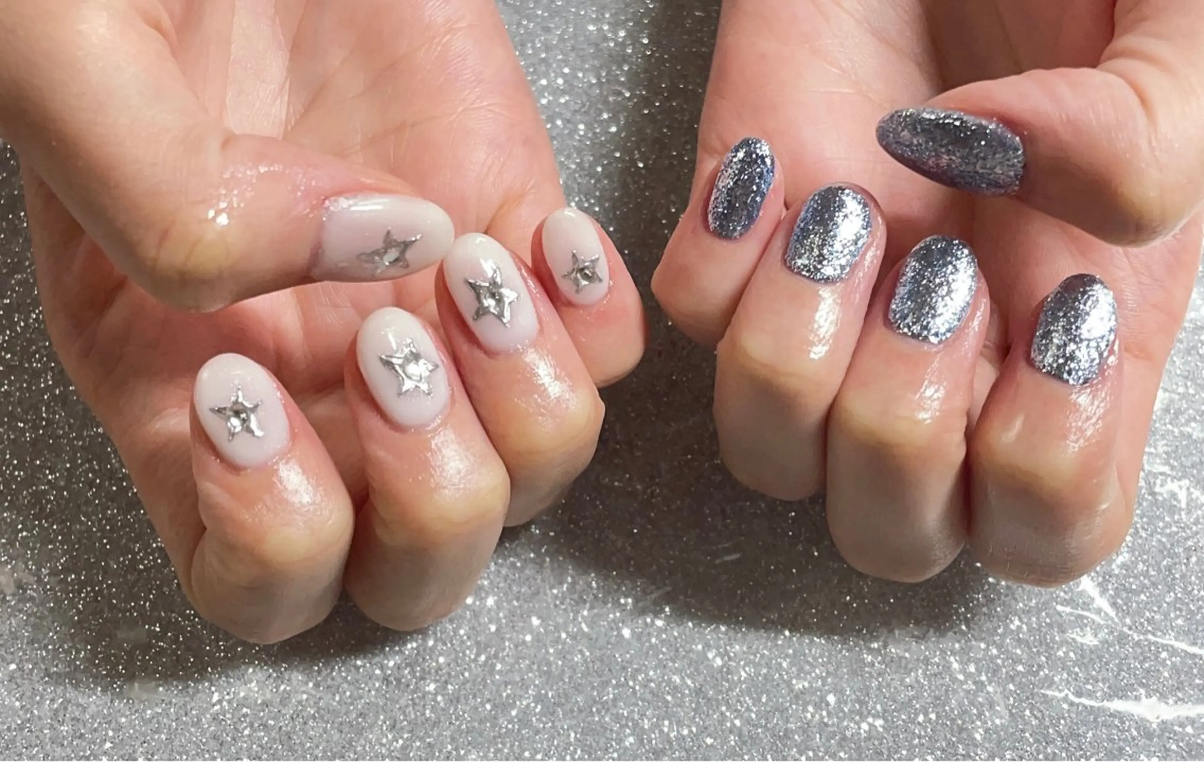 ネイル ハンドネイル VIERU 🌈🎀💖のネイルデザイン