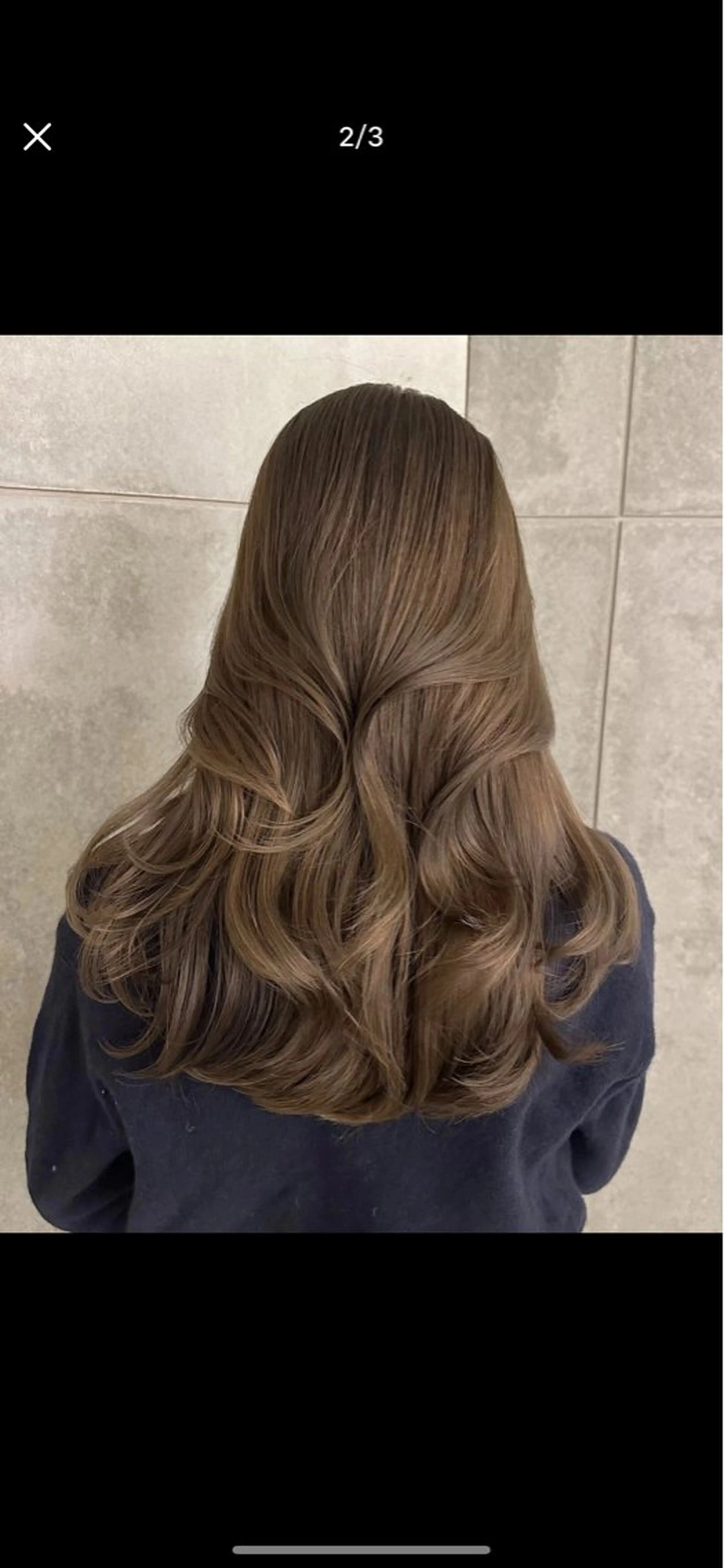 カラー ダブルカラー ヘアカラー トリートメント ヘアセット 韓国風レイヤーカラー ライムのヘアスタイル