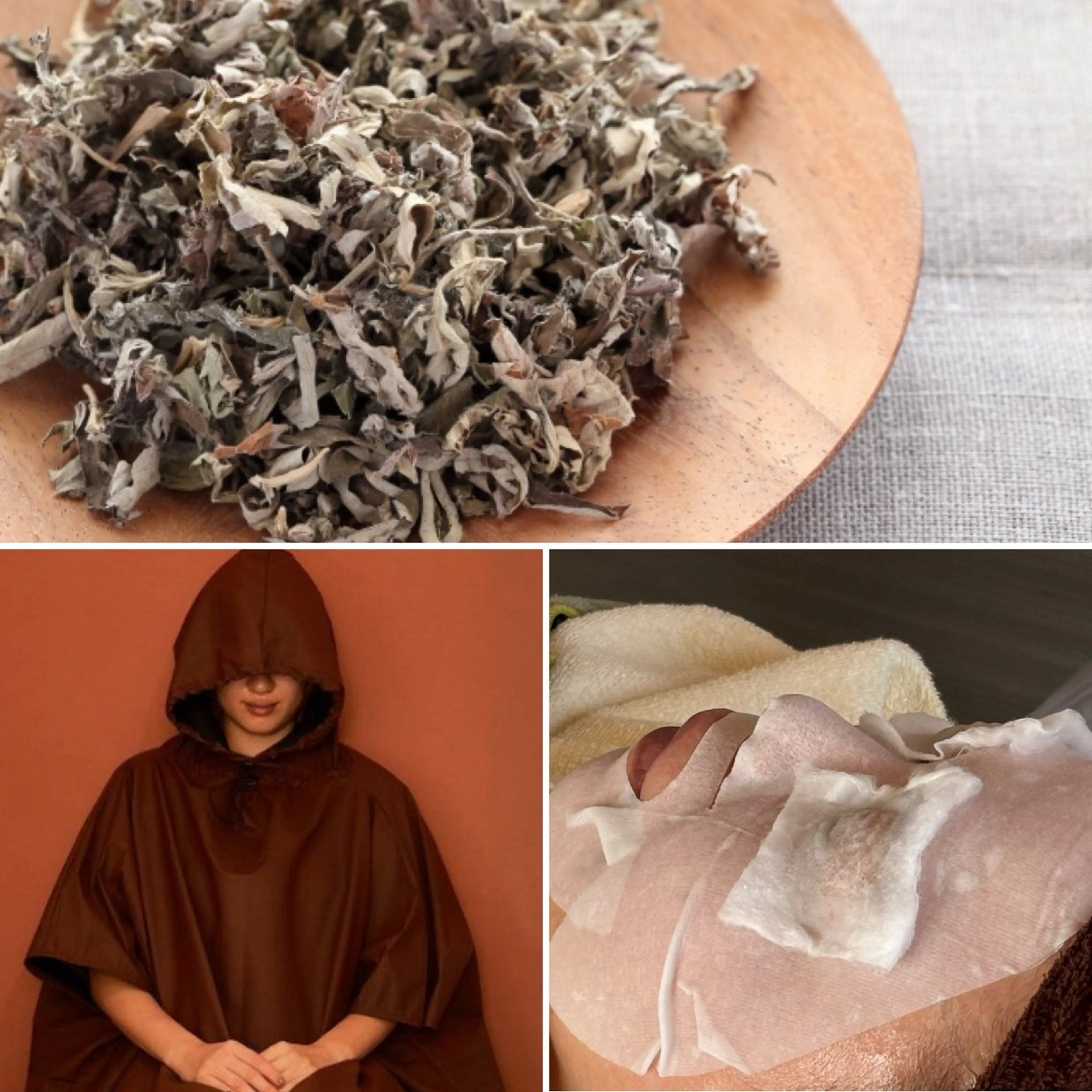 【至福の贅沢セット】よもぎ蒸し+フェイシャル/デコルテ+パック付の写真