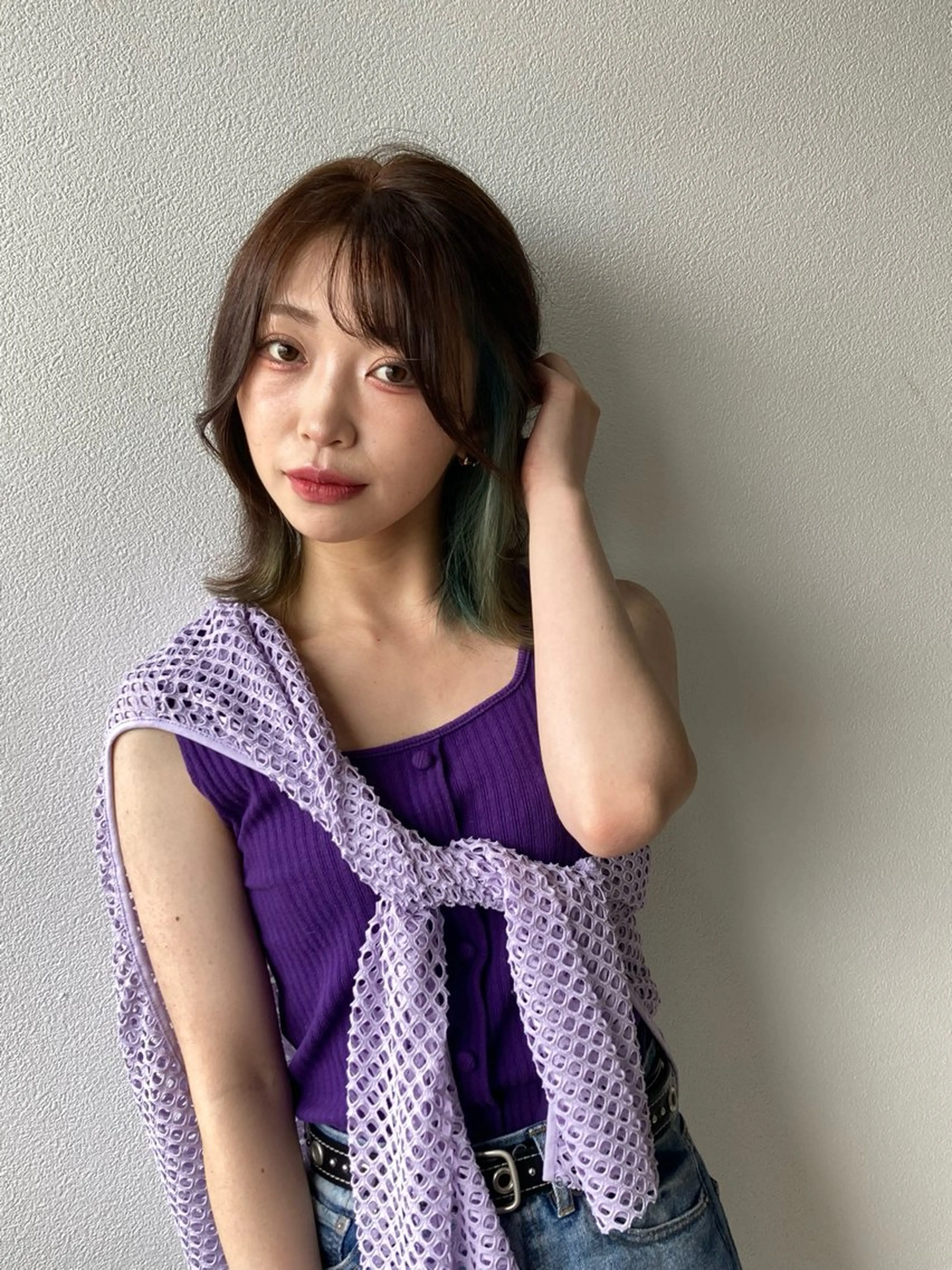 ミディアム カラー パーマ ヘアアレンジ メンズ ヘアカラー ❤️可愛いハイトーン を造る❤️AKIRAのヘアスタイル