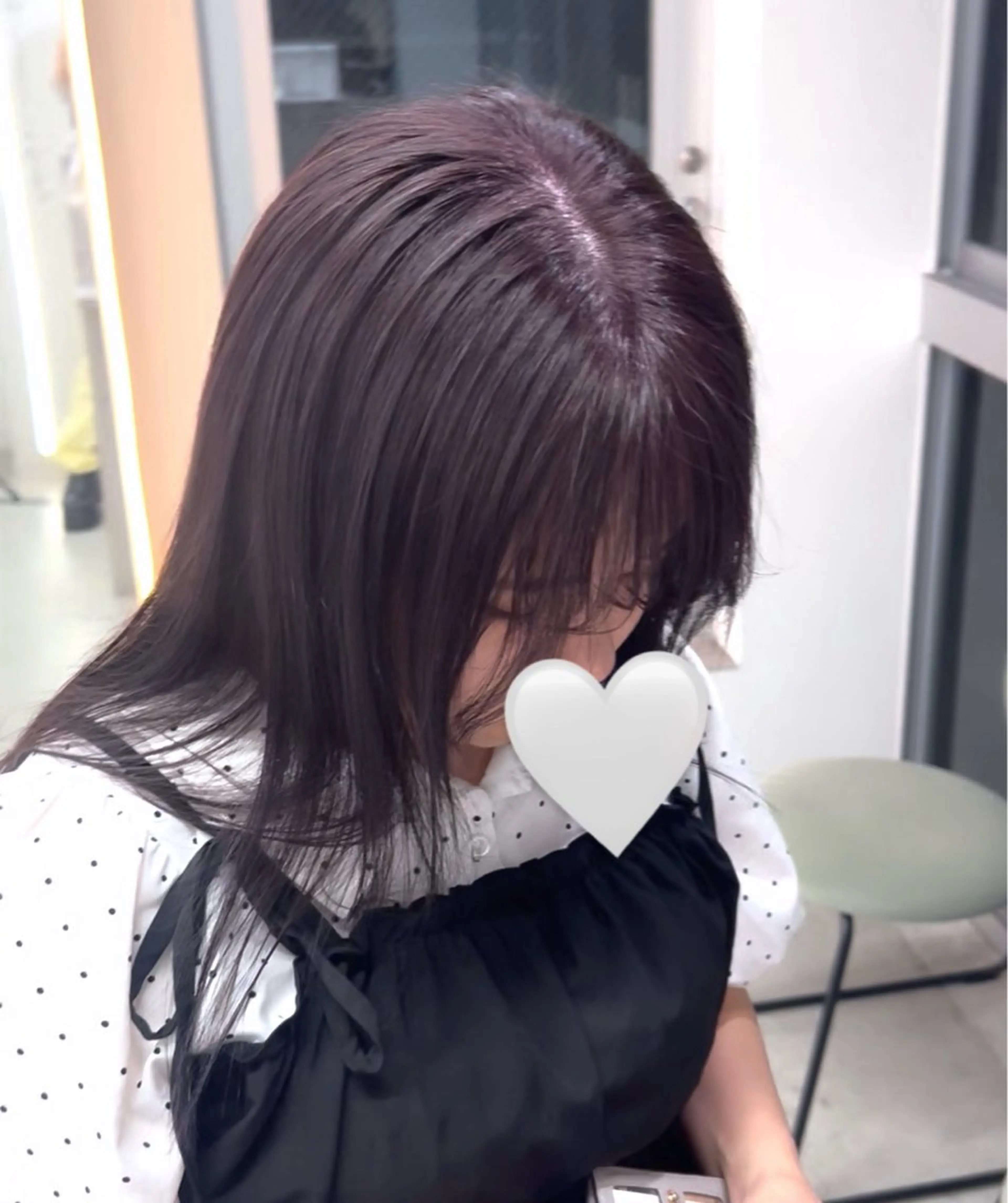 ロング カラー ラベンダーカラー ヘアカラー MOE🌙 博多ハイトーンのヘアスタイル