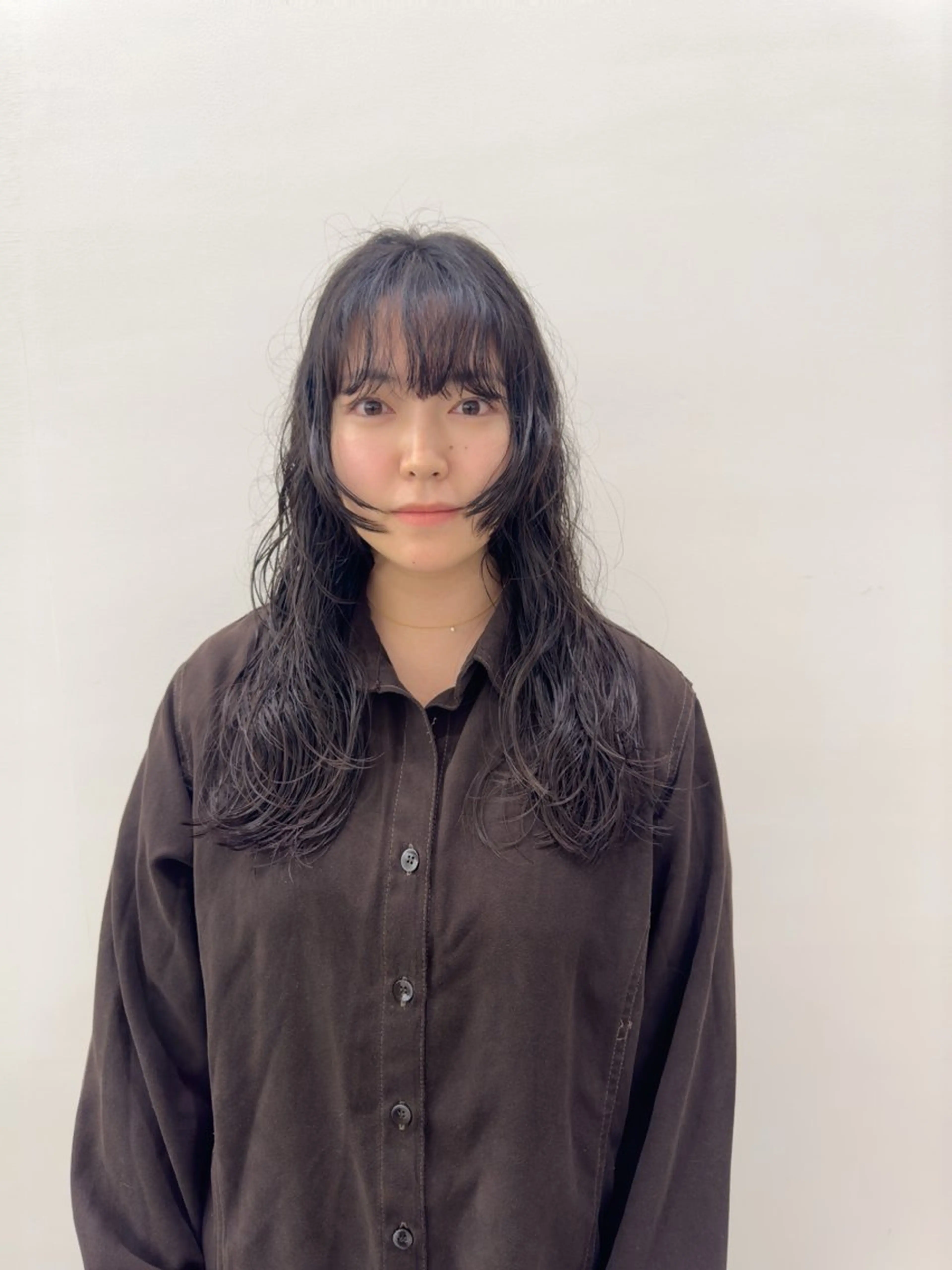 ロング カット パーマ つくばUtooe's 副店長　寺沢颯のヘアスタイル