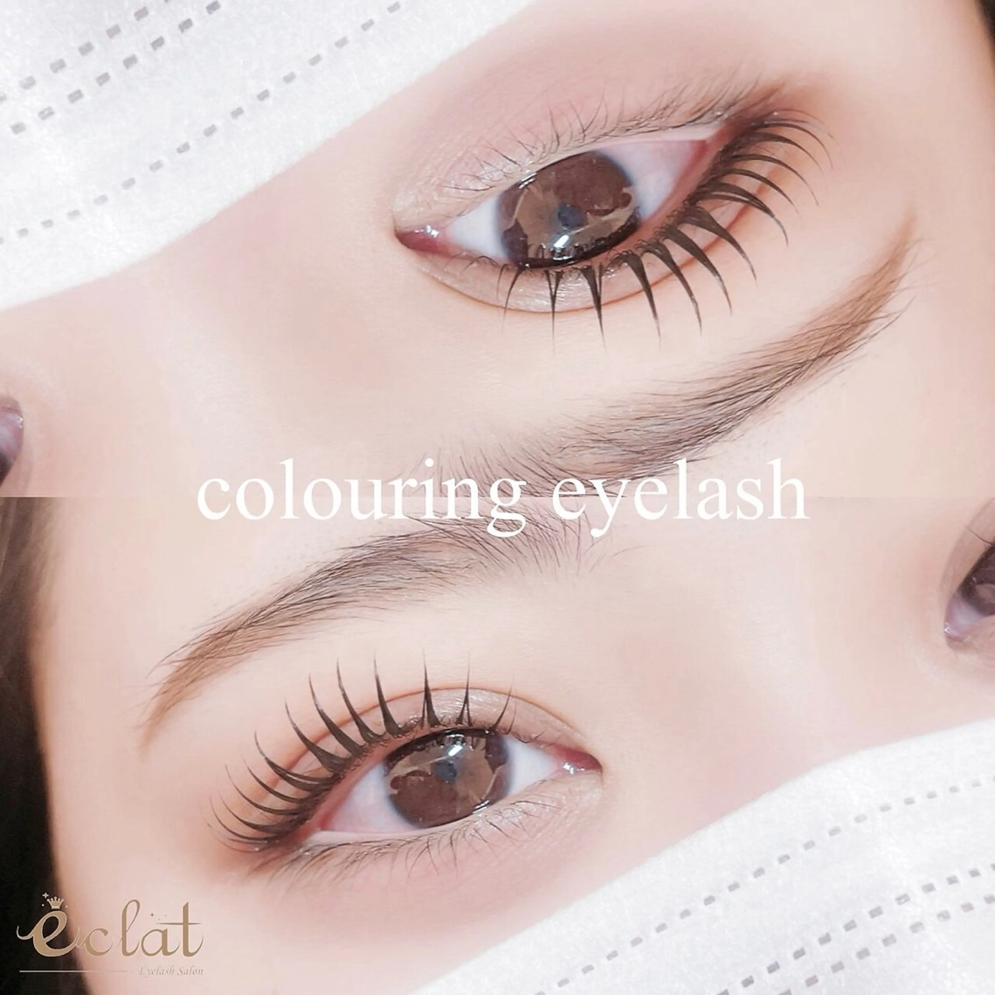 マツエク・マツパ eclat【エクラ】 桃のマツエク・マツパデザイン