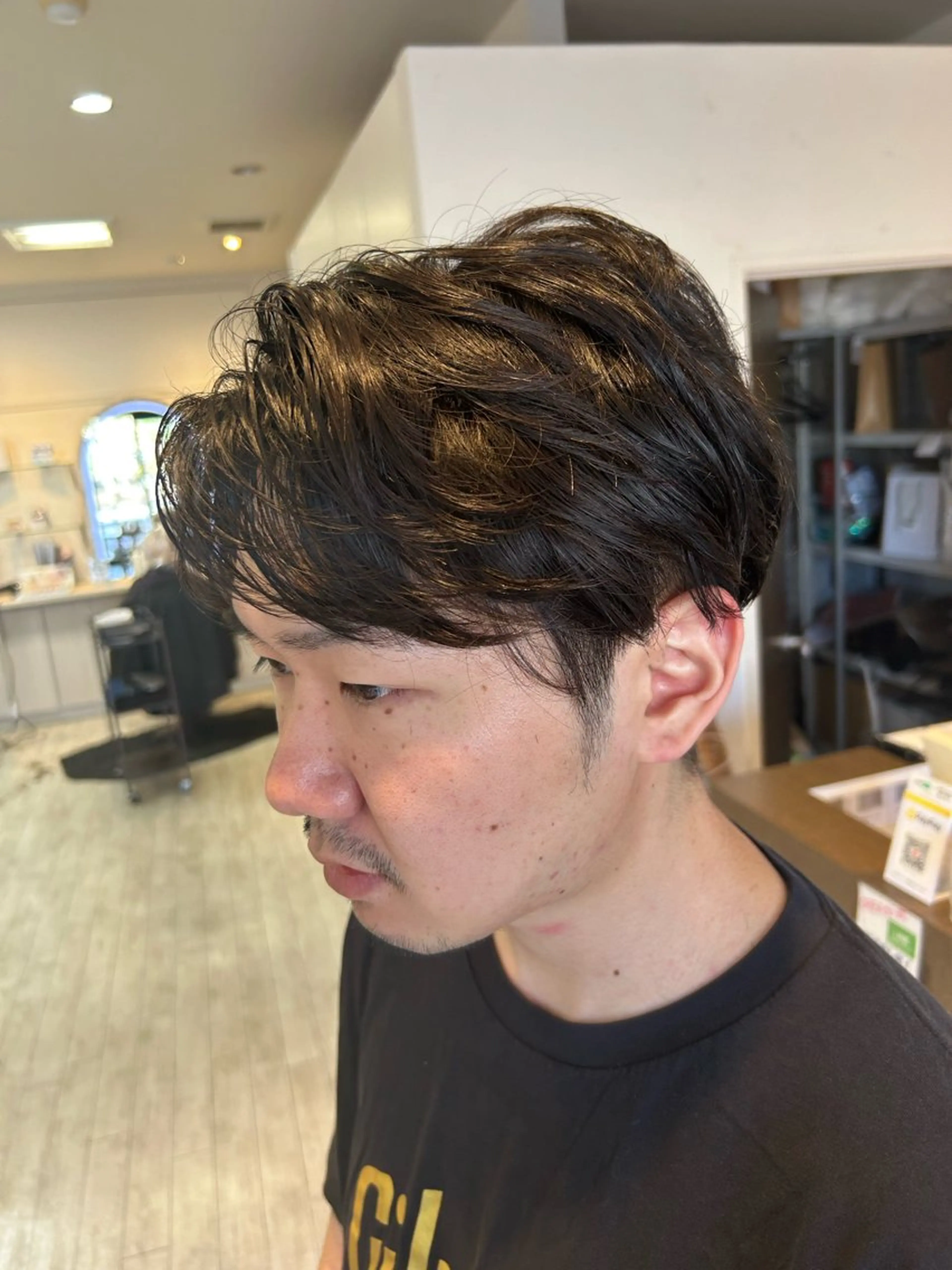 パーマ メンズ カット やまもと ほなみのヘアスタイル