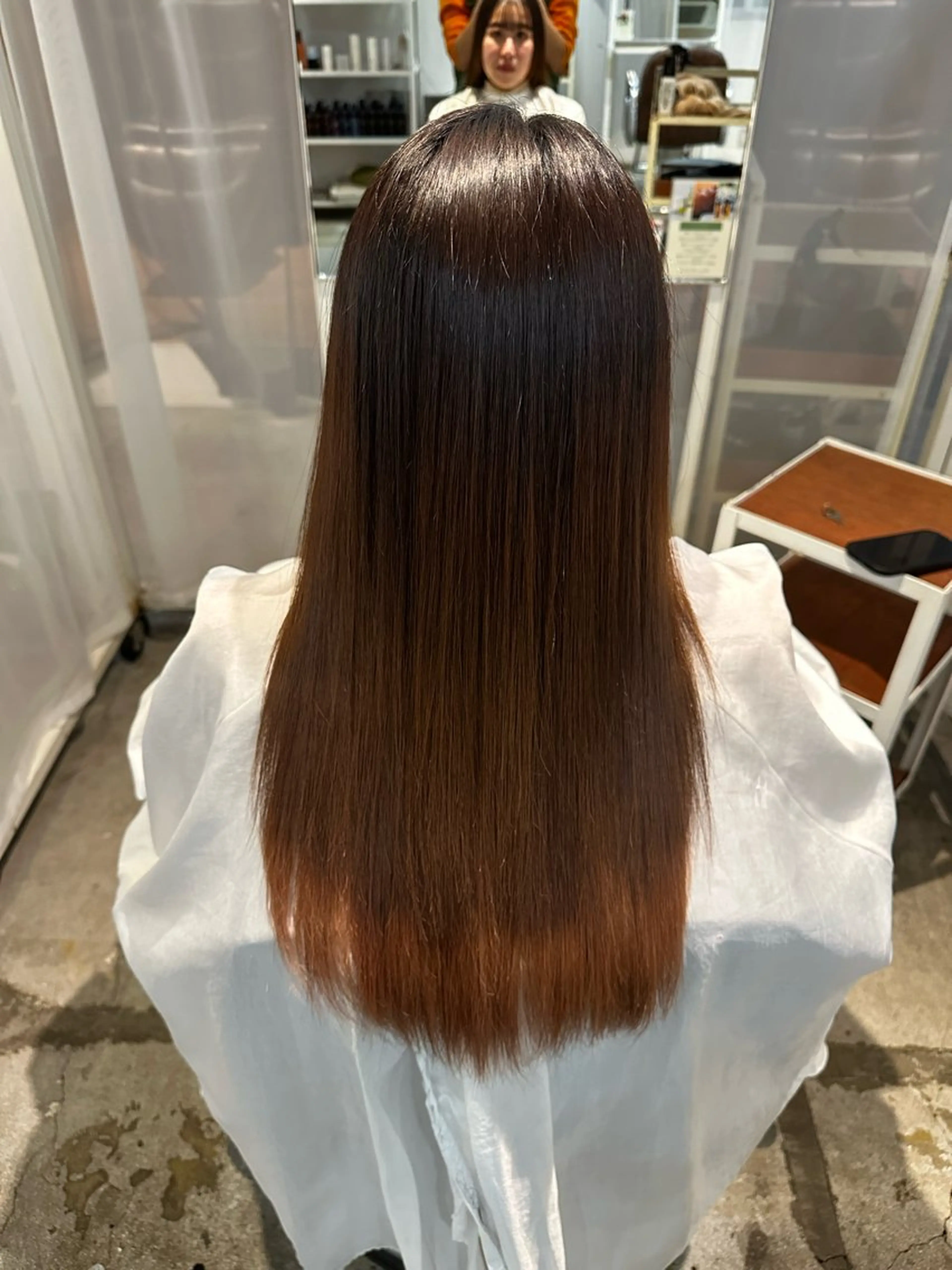 ロング パーマ 縮毛矯正 伊藤 郁弥のヘアスタイル