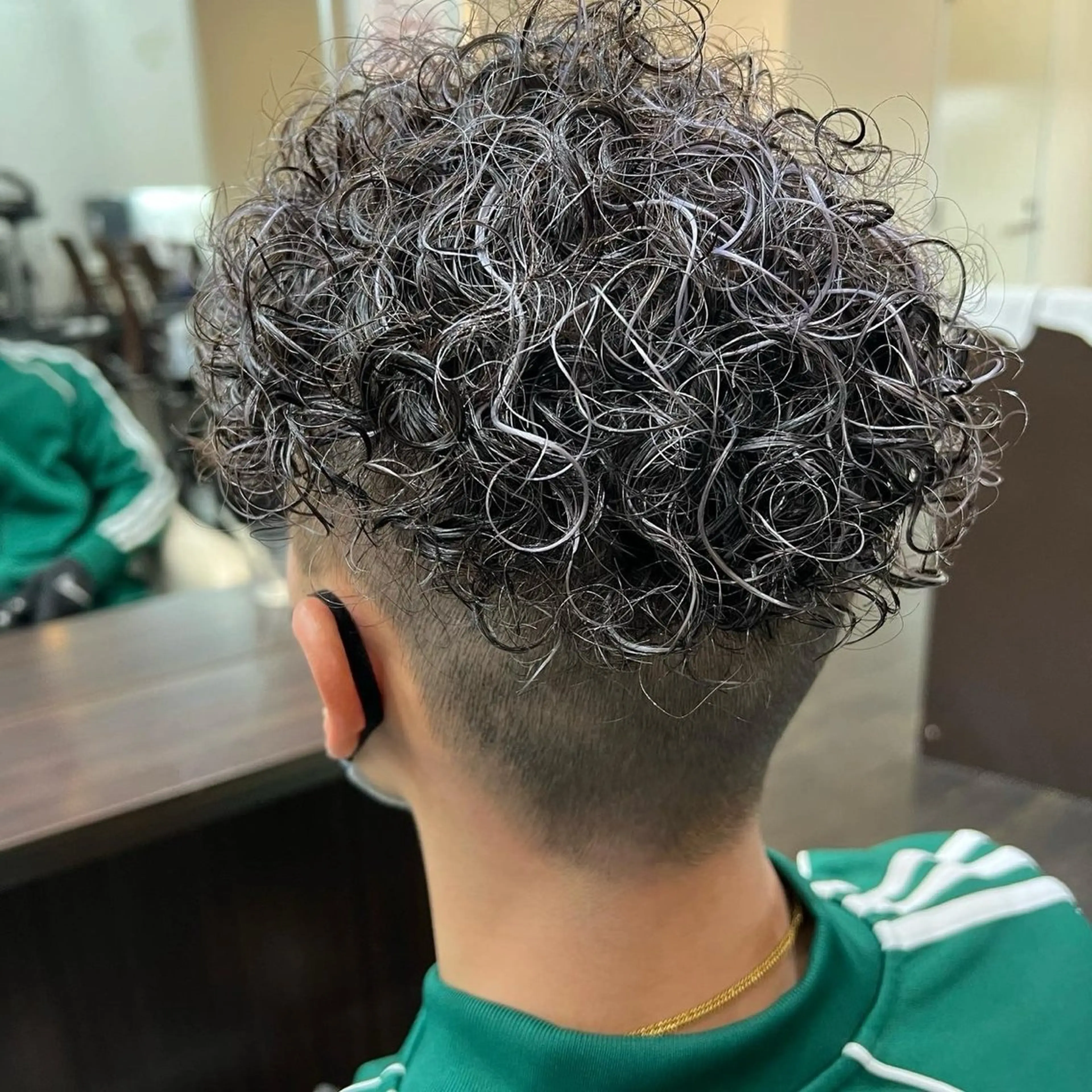 【men's限定】カット＋ホワイトメッシュの写真