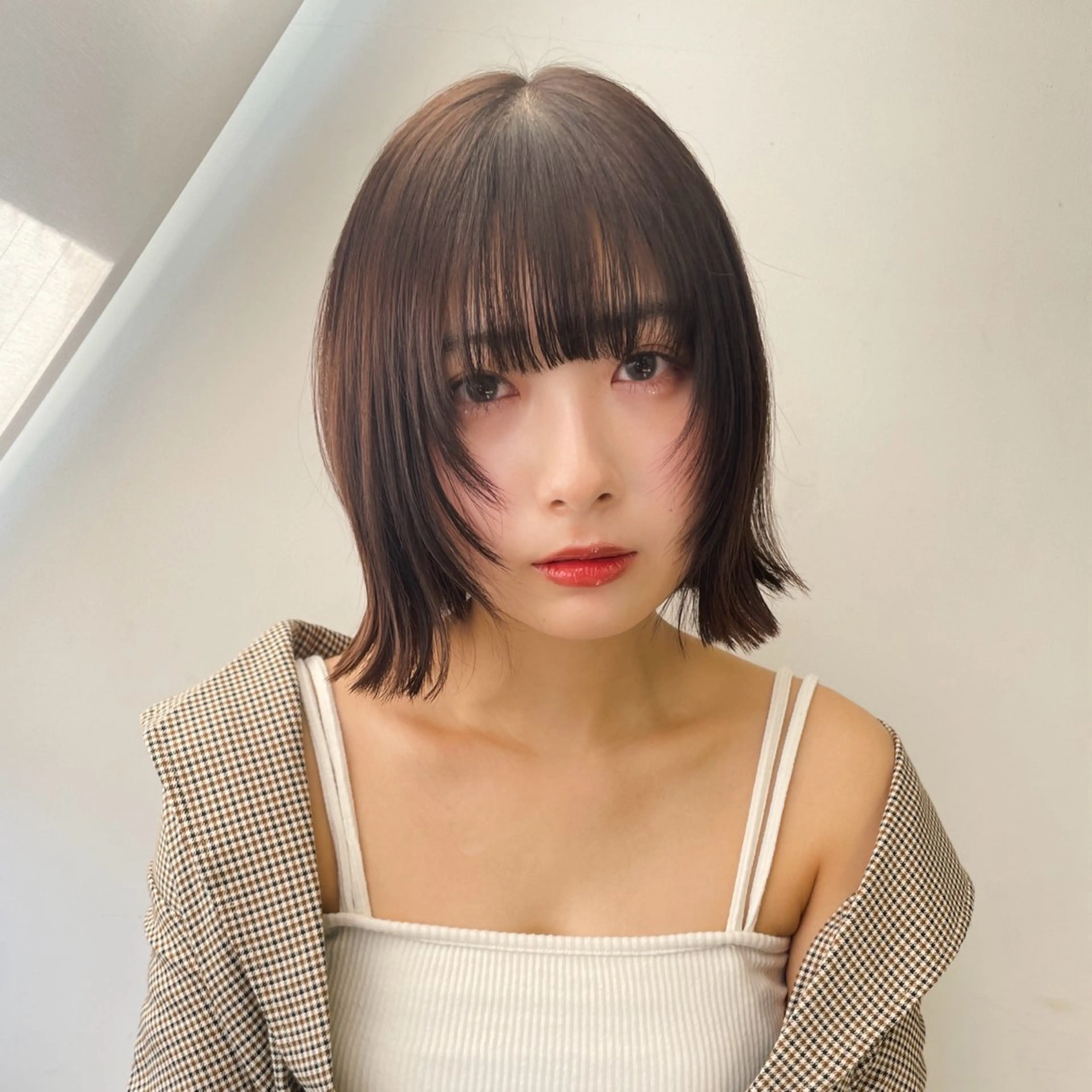 ミディアム カット 🤎髪質改善/カラー ｜鮫島芽依🤎のヘアスタイル