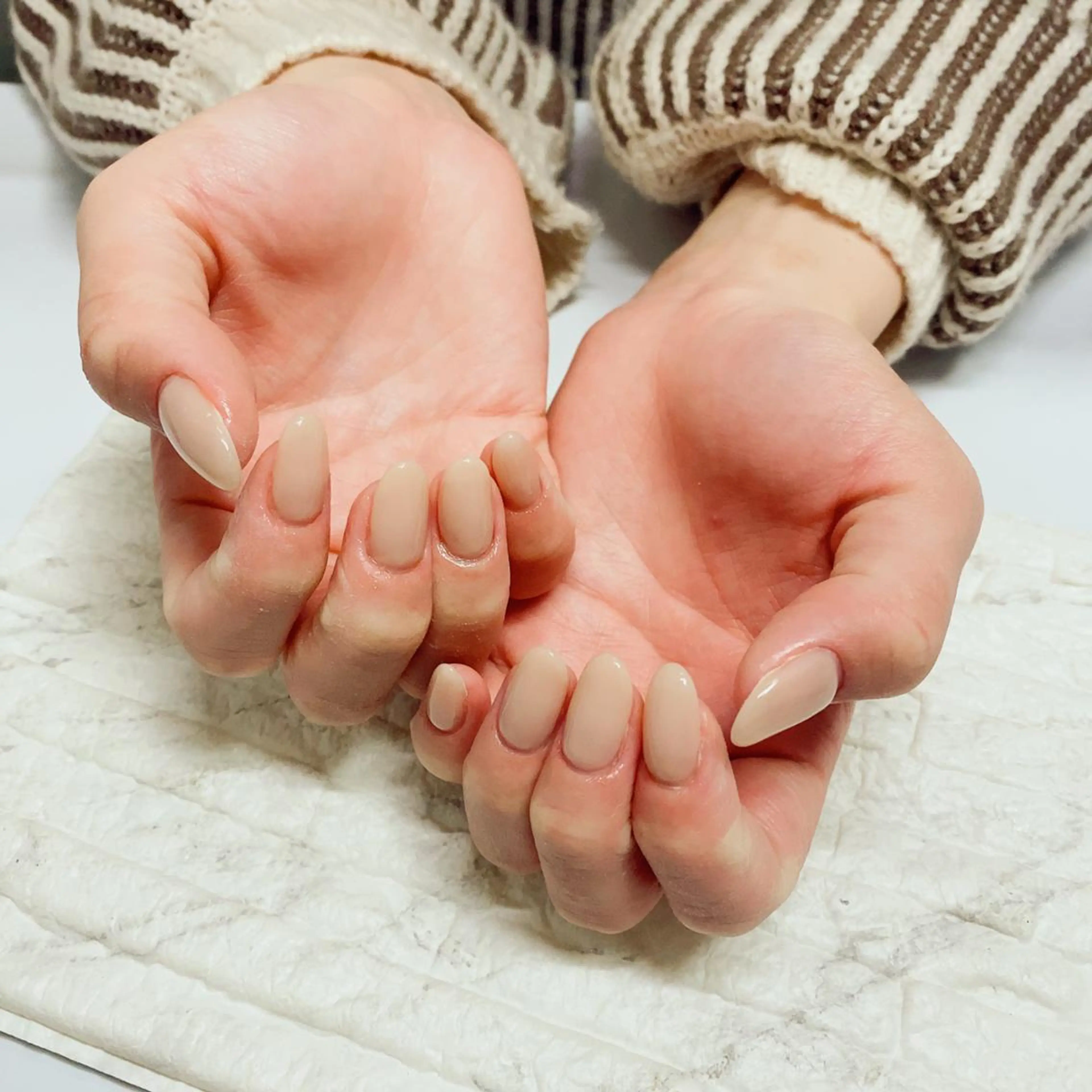 ネイル ワンカラーネイル ハンドネイル yochi nailのネイルデザイン