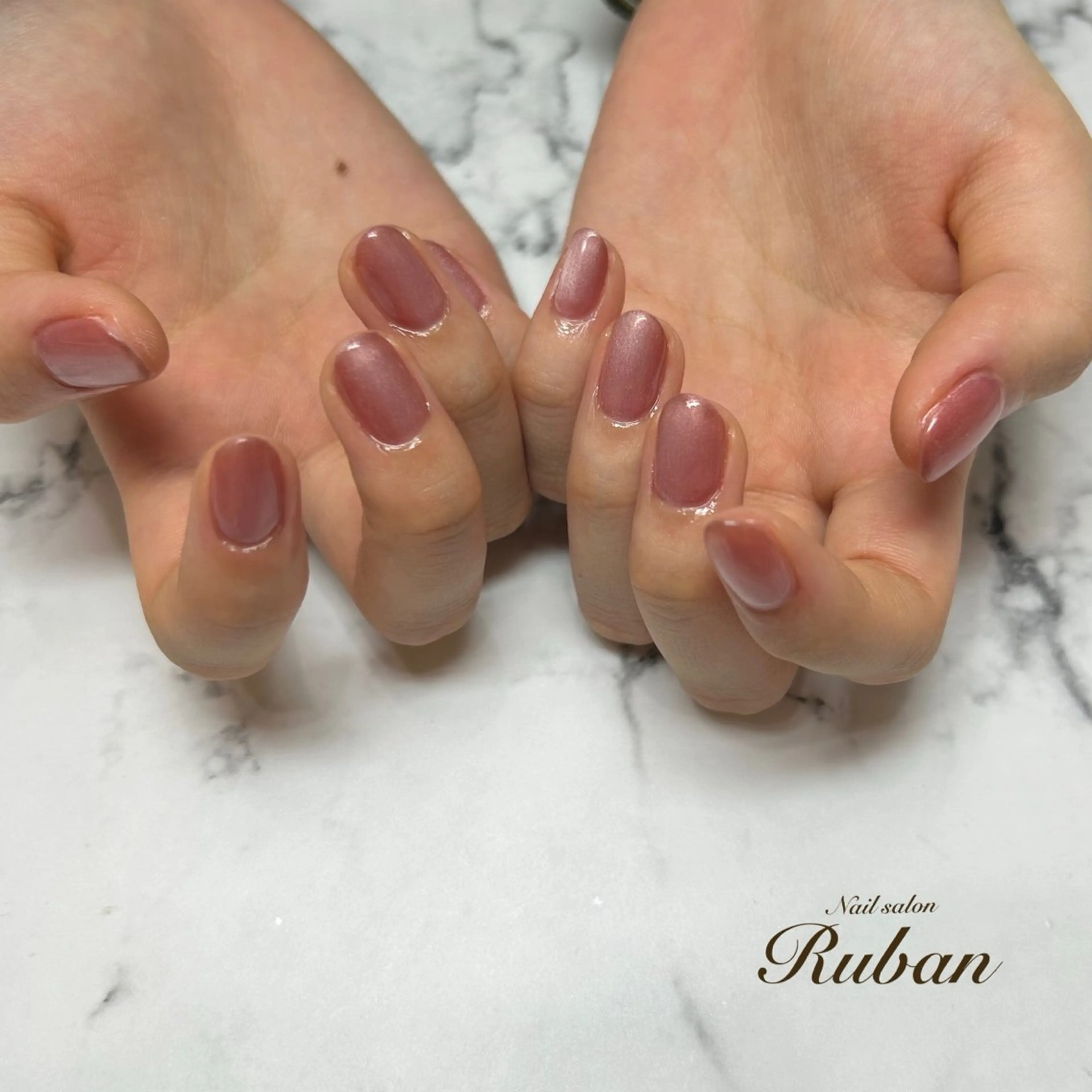 ネイル マグネットネイル ワンカラーネイル Nail salon Ruban所属・Nail salon Rubanのネイルデザイン