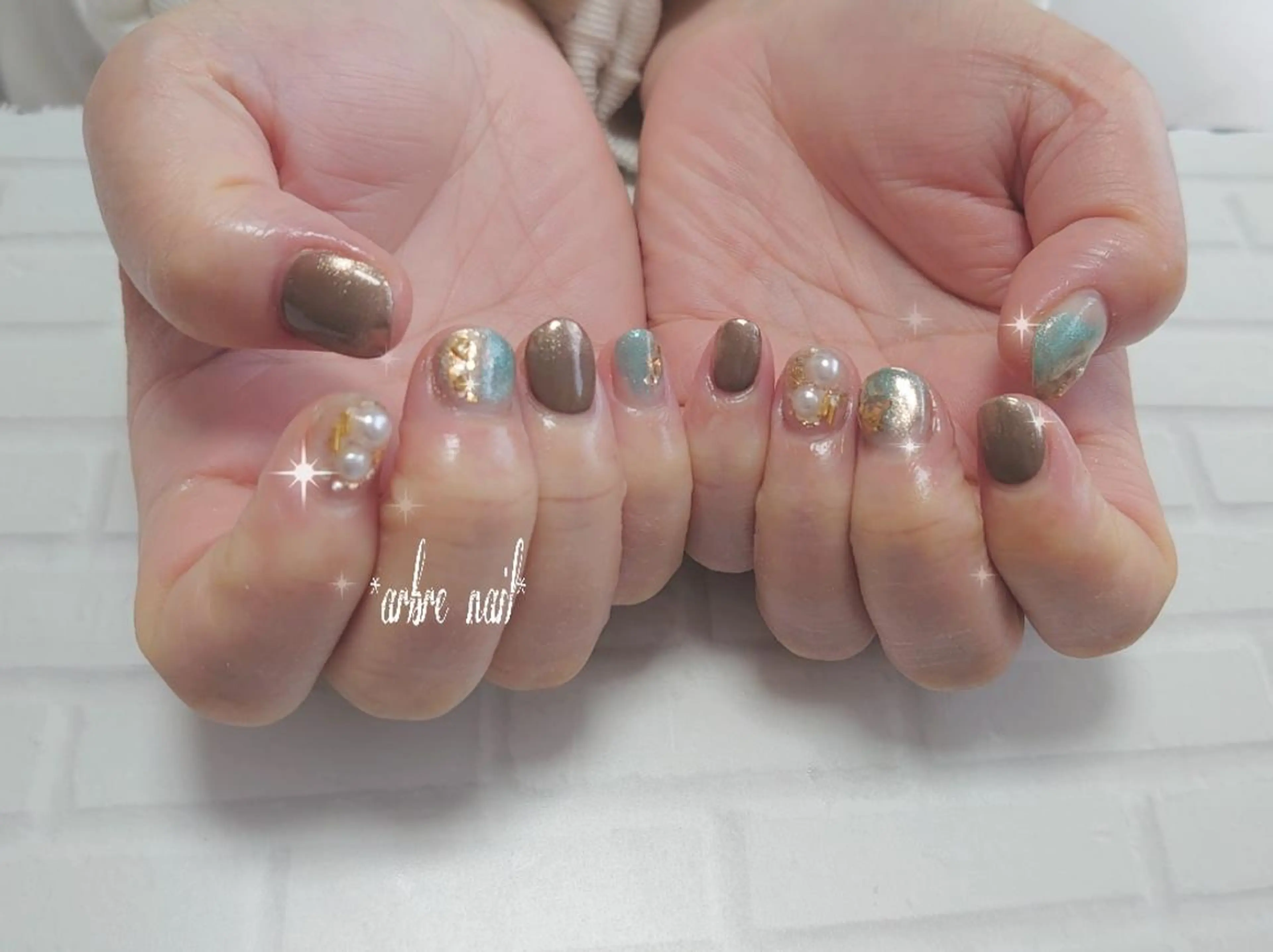 ネイル *arbre nail*.アーブルネイル所属・✯.。 arbre nail 。✯.のネイルデザイン