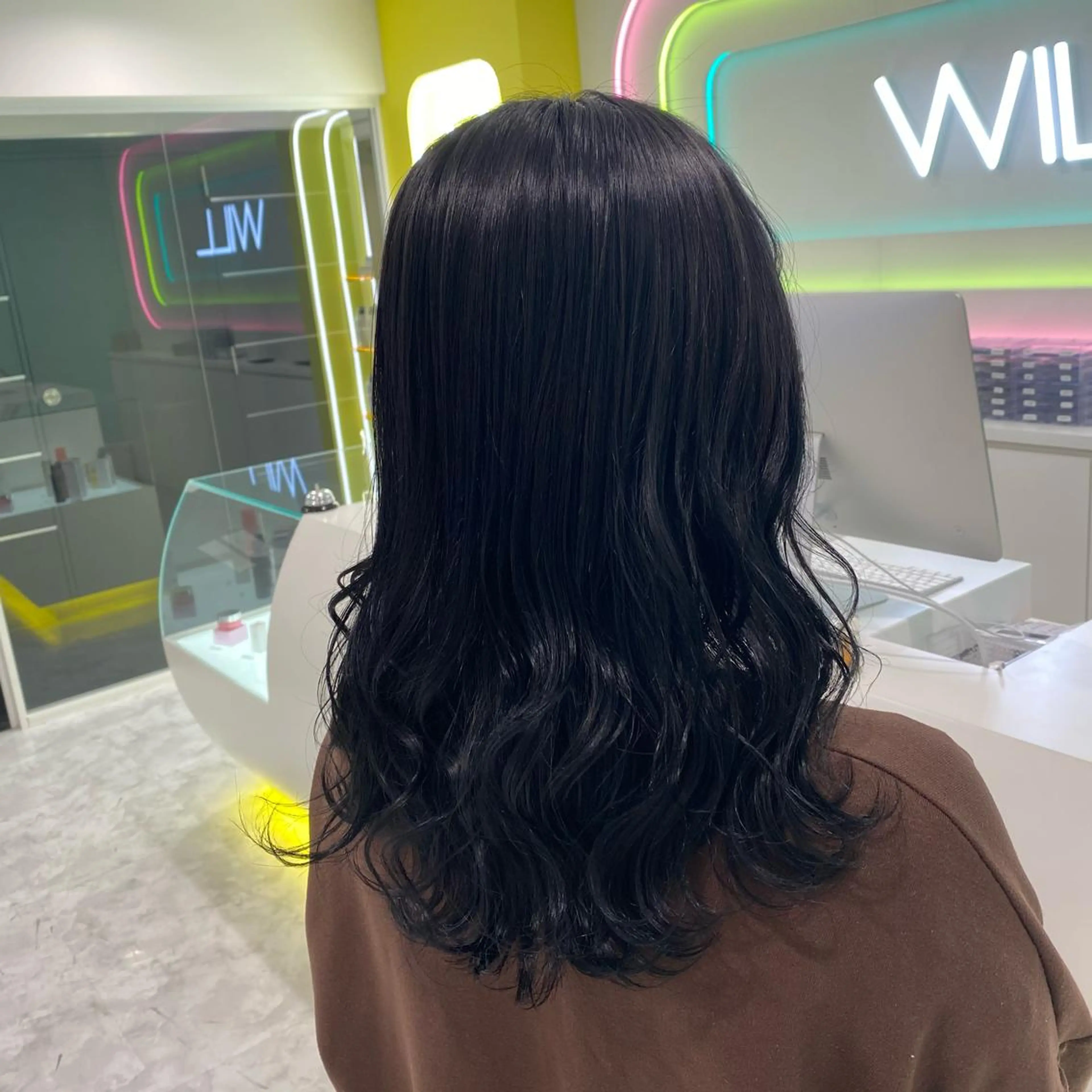 ミディアム カラー ヘアアレンジ カット ヘアカラー GOTODAY shair salon 横浜mare店所属・mai🍑暖色カラー /レイヤー💖のヘアスタイル