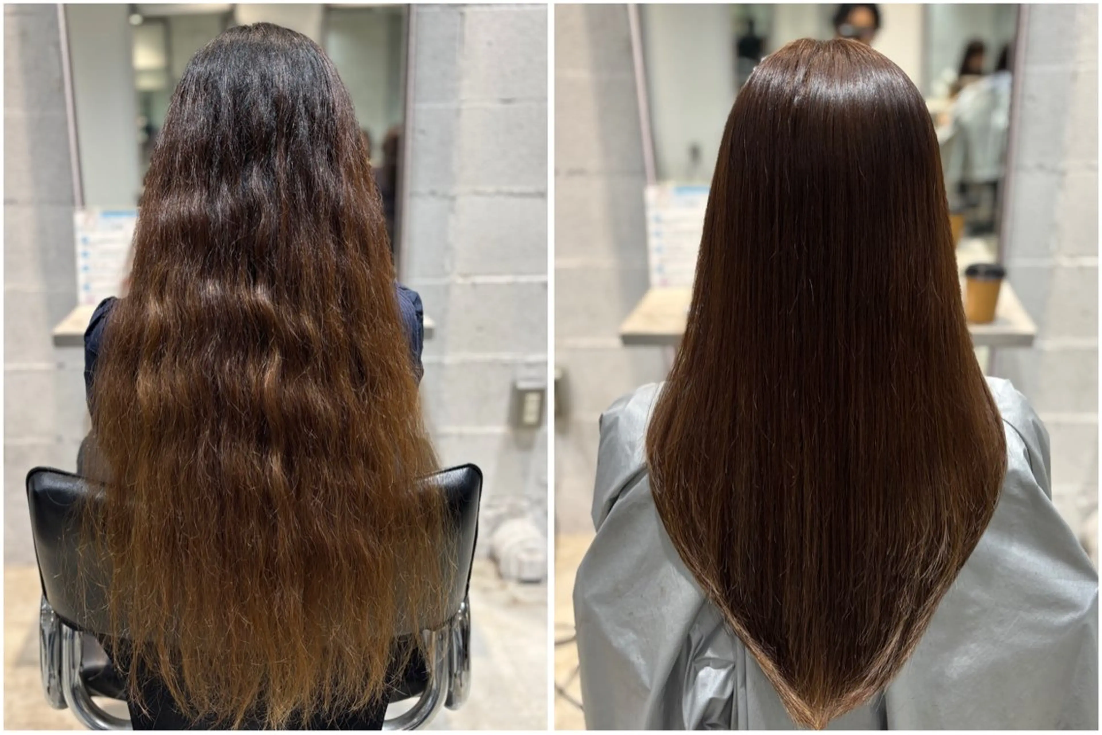 パーマ 縮毛矯正 酸性ストレート ストレートパーマ カット 縮毛矯正 トリートメント 艶髪酸性ストレート /髪質改善/寺田警二のヘアスタイル