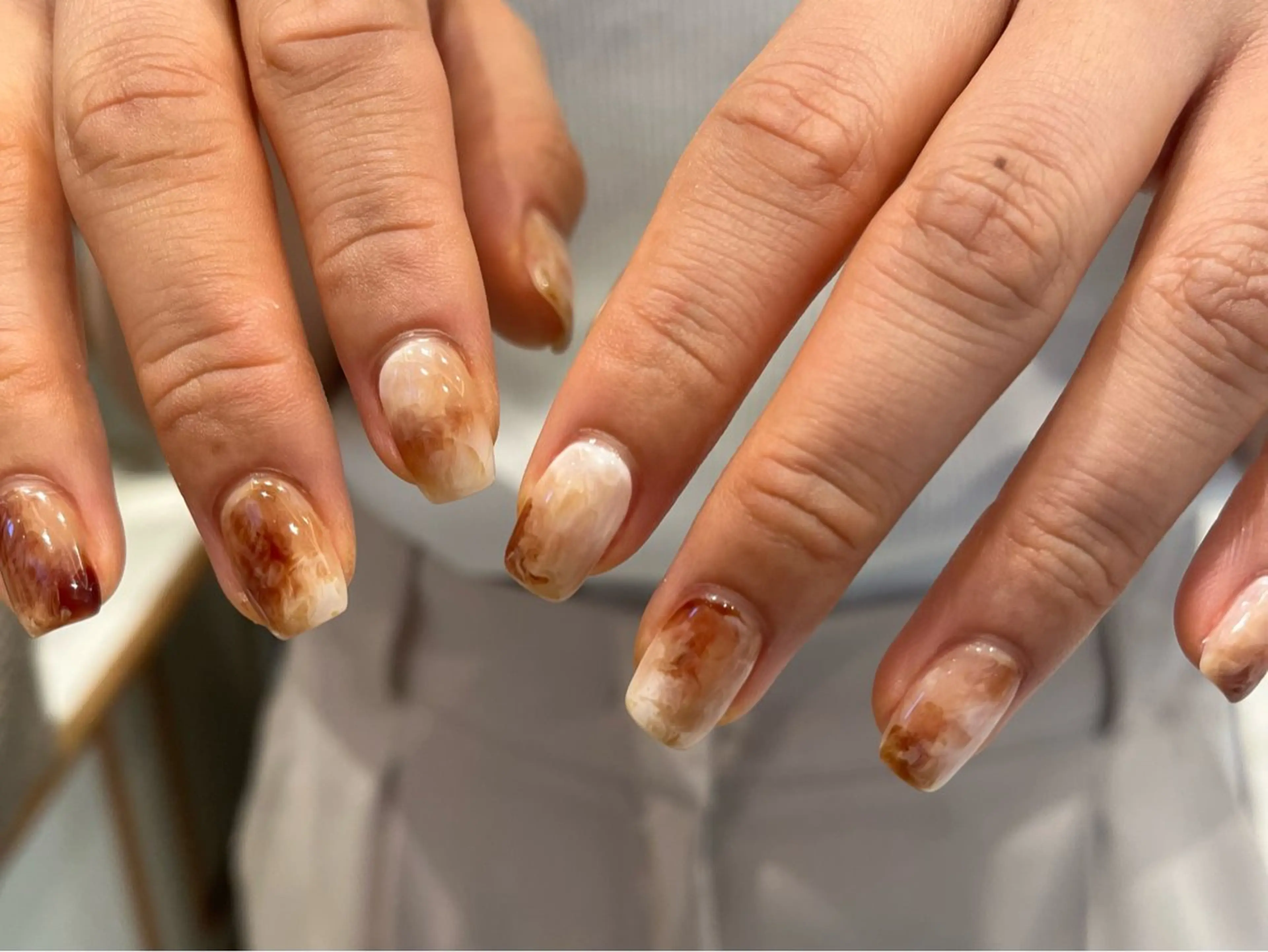 ネイル ハンドネイル Momone /渋谷/パラジェルのネイルデザイン