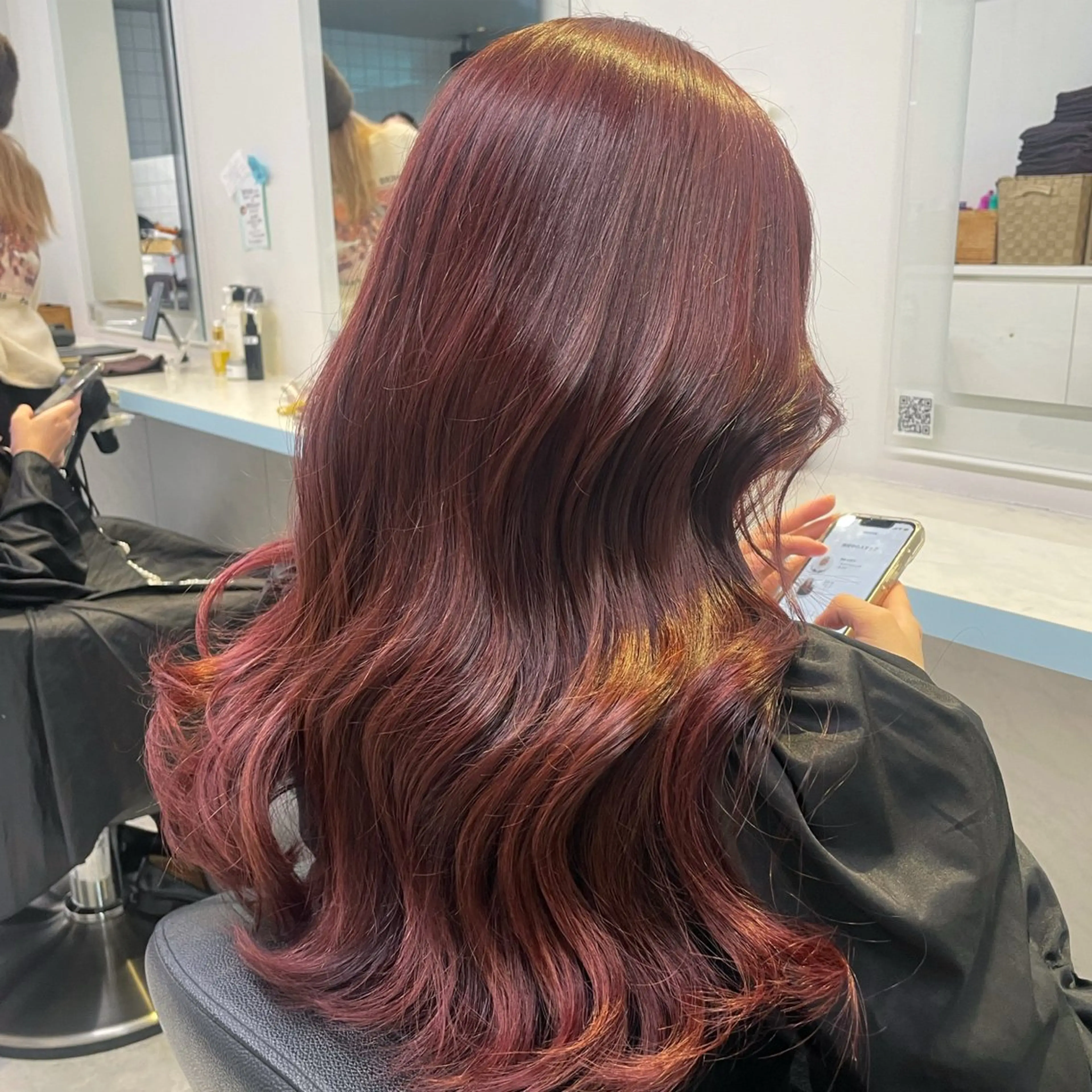 ロング カラー ヘアカラー 【美髪矯正/絹髪】 🎀hinano🎀のヘアスタイル