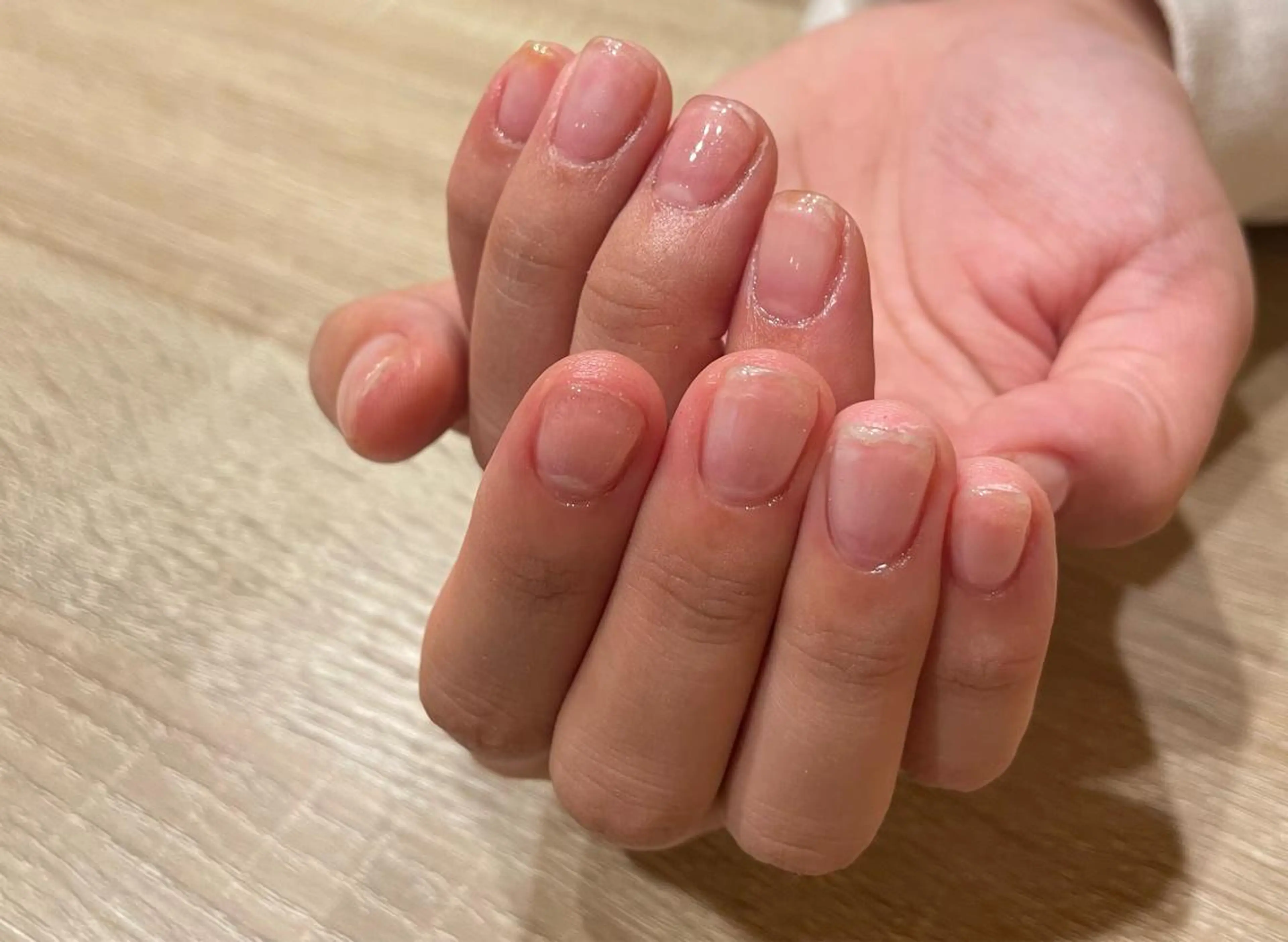 ネイル クリアネイル ハンドネイル liberté所属・liberté🫧 新小岩のネイルデザイン