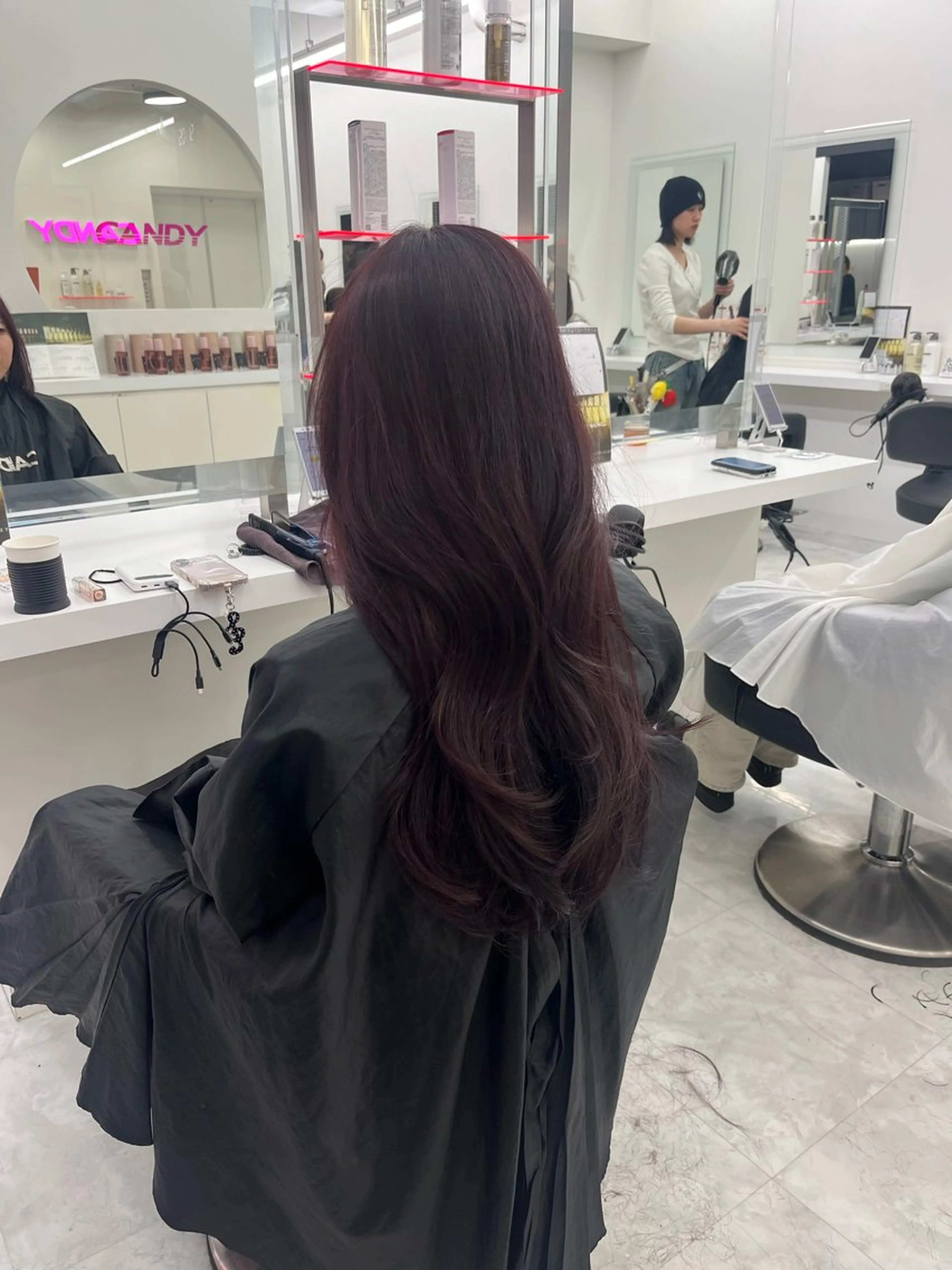 カラー ヘアカラー トリートメント ヘッドスパ ヘアセット 🍒暖色ダブルカラー /FUKA🍒のヘアスタイル