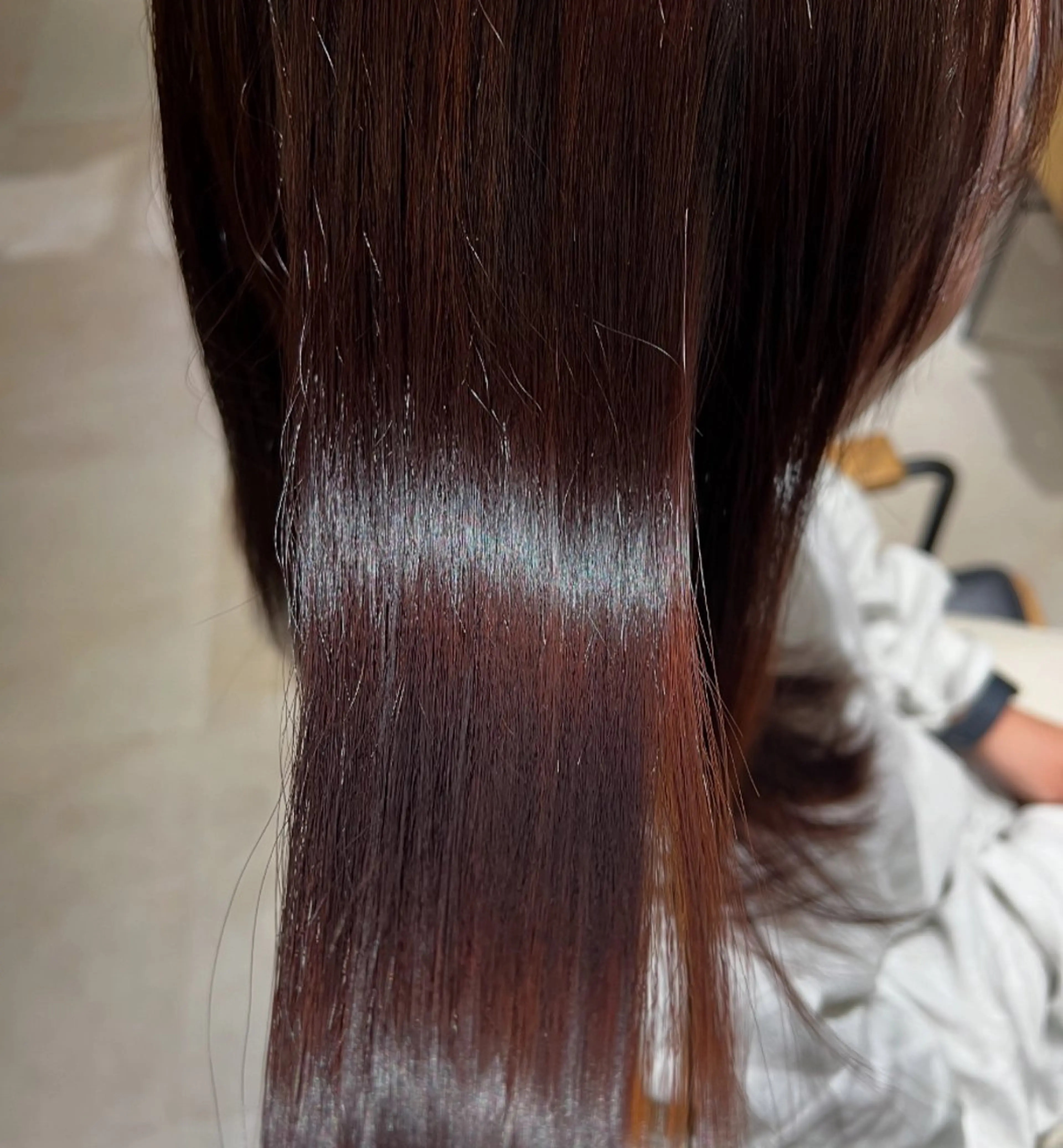 ロング 縮毛矯正 MIKU ショートモデル募集のヘアスタイル