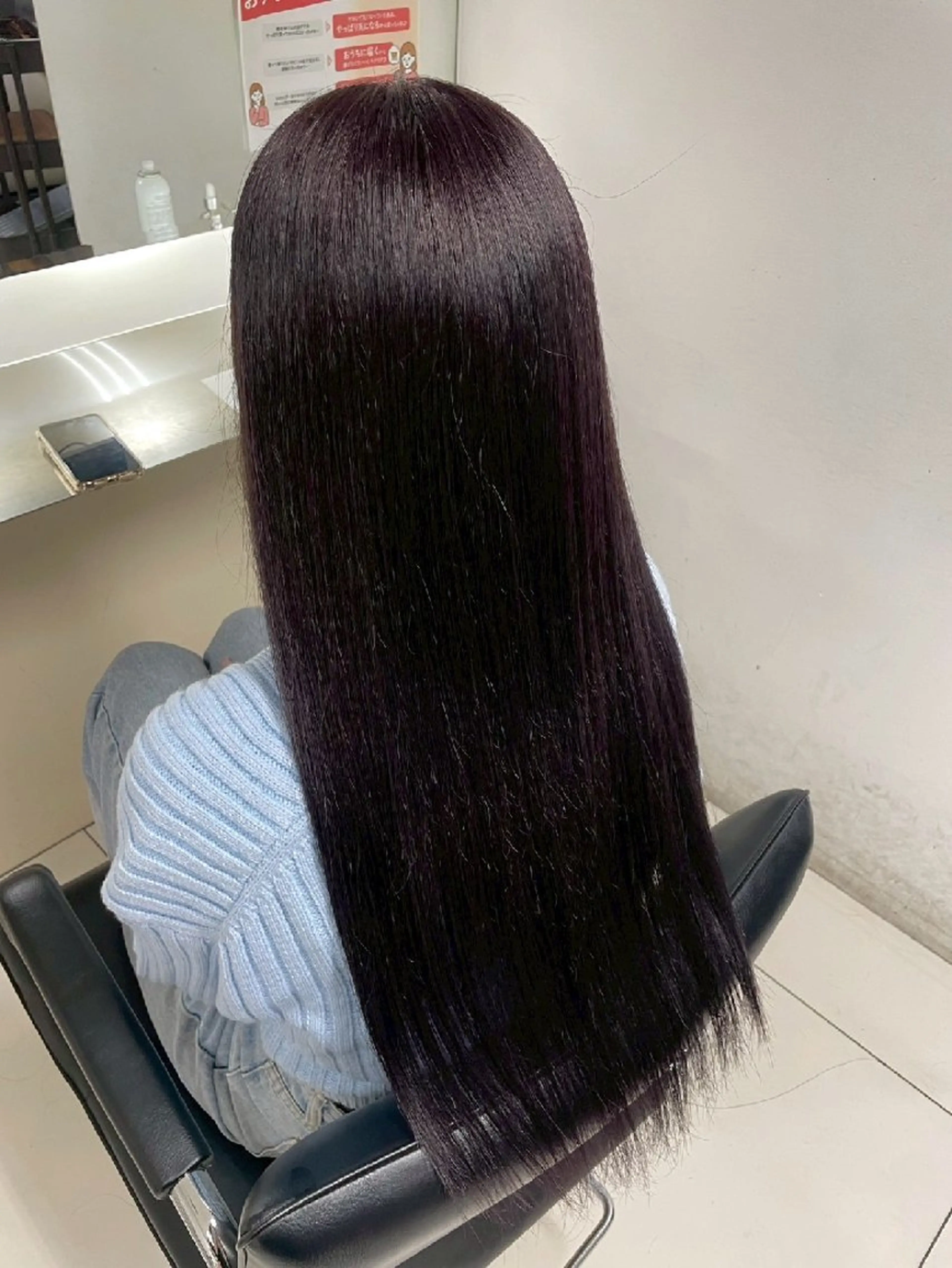 ロング ヘアカラー 透明感カラー×美眉 🎀みゆう🎀のヘアスタイル