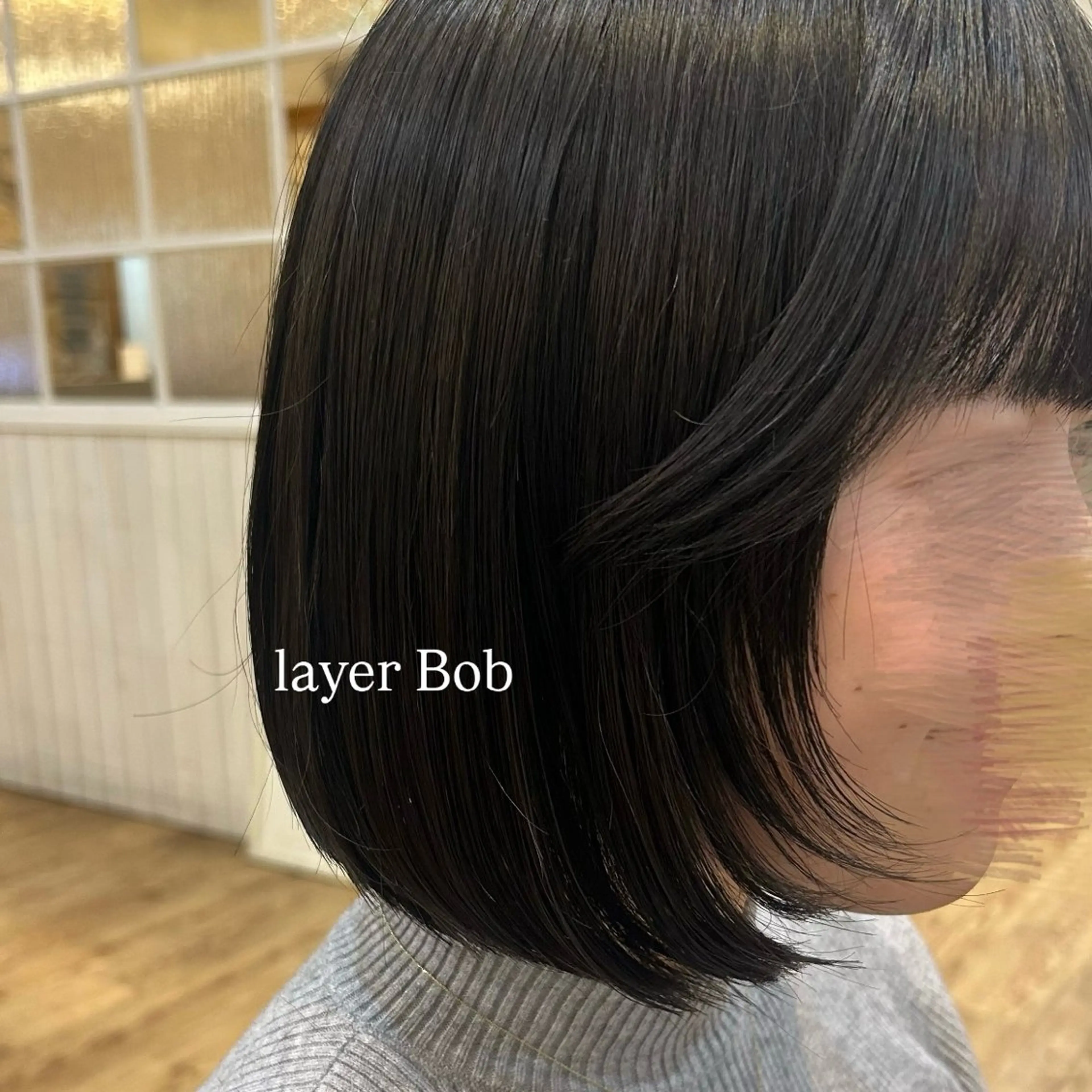 ショート ボブ 顔周りカット レイヤーカット 🦋韓国風レイヤー 🦋AYANE⁎⁺˳のヘアスタイル
