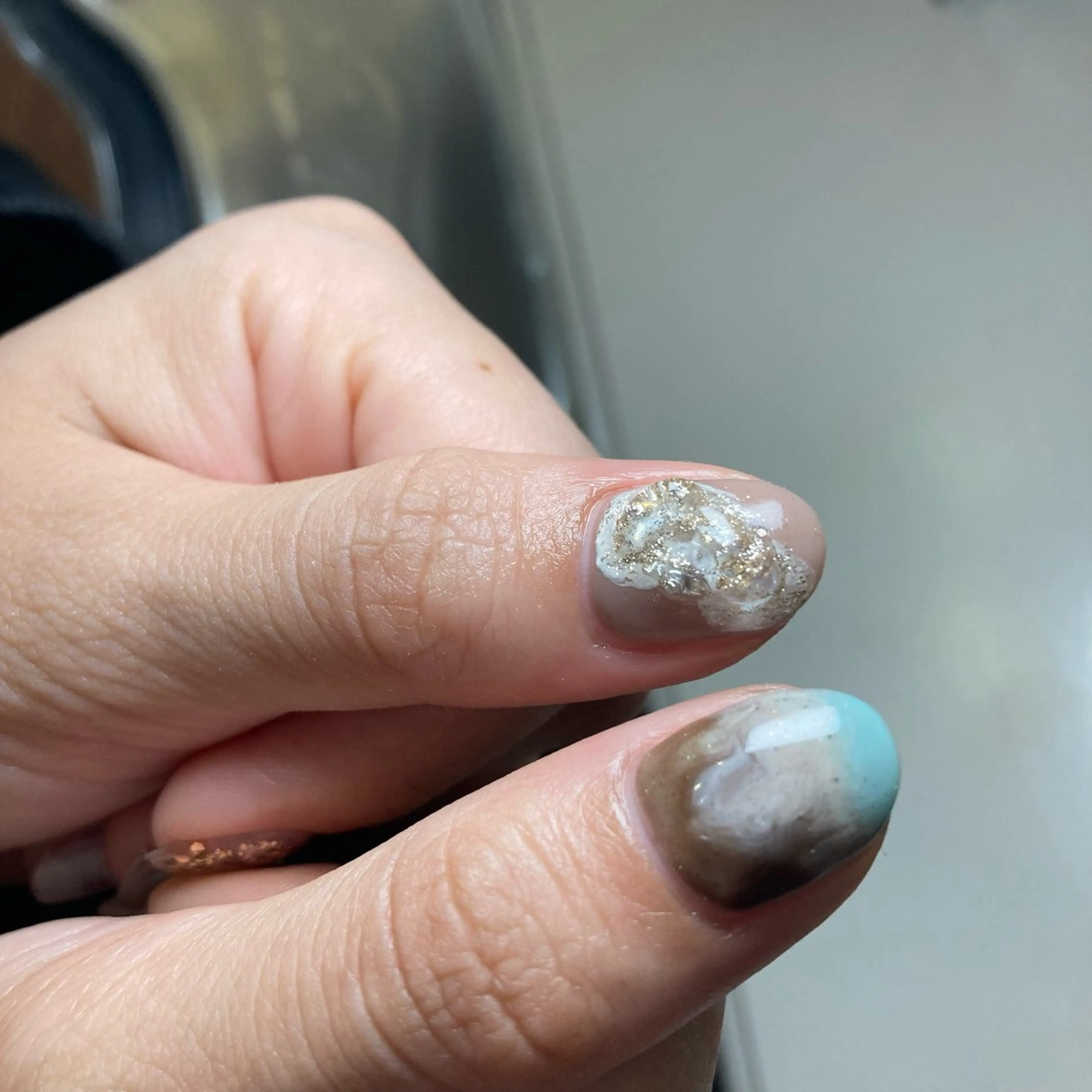 ネイル アートネイル 韓国ネイル マットネイル ミラーネイル ニュアンスネイル 🎀 D.d _nailのネイルデザイン