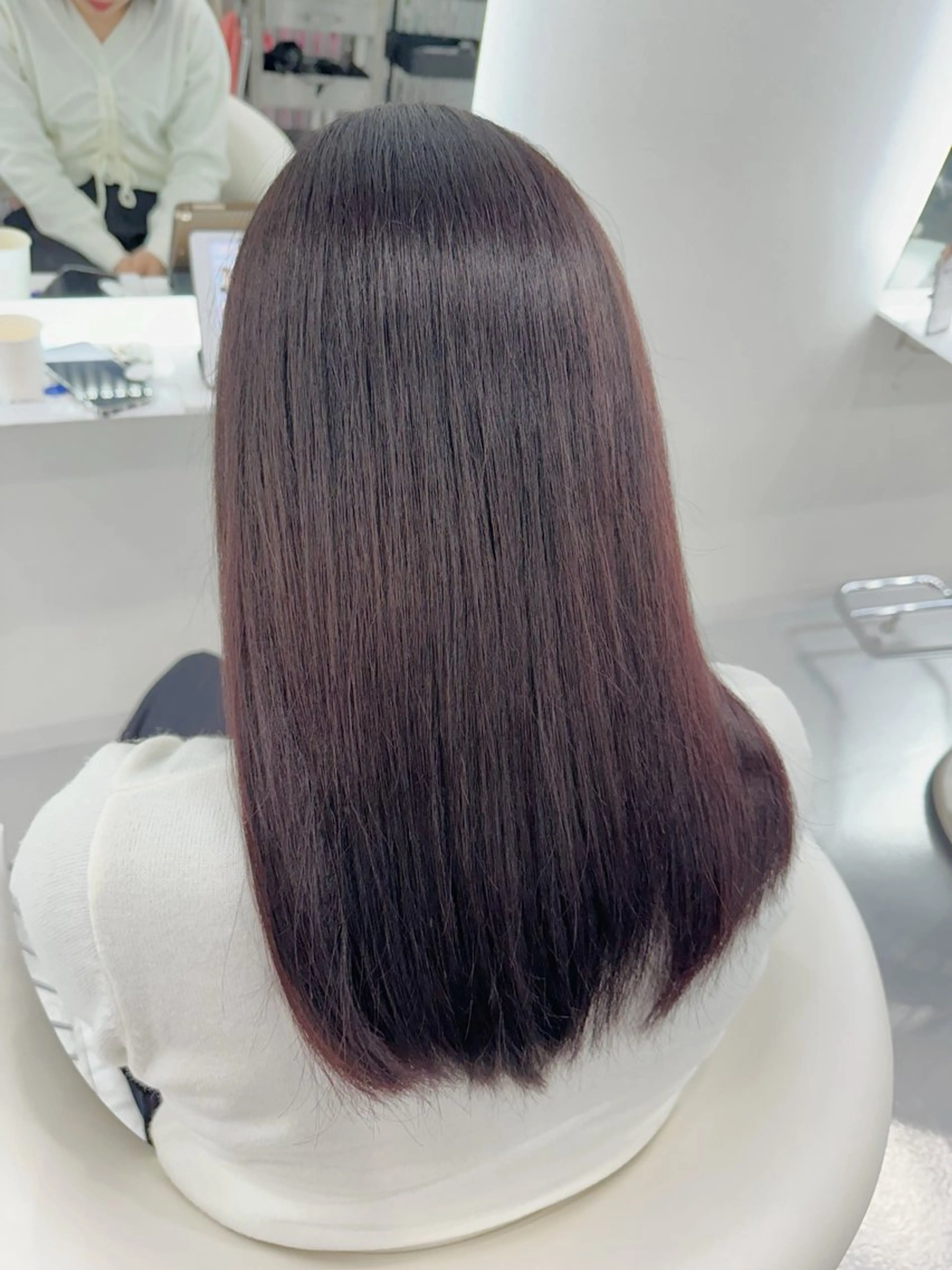 ロング ならざきつぐみ /天王寺/ハイトーンのヘアスタイル