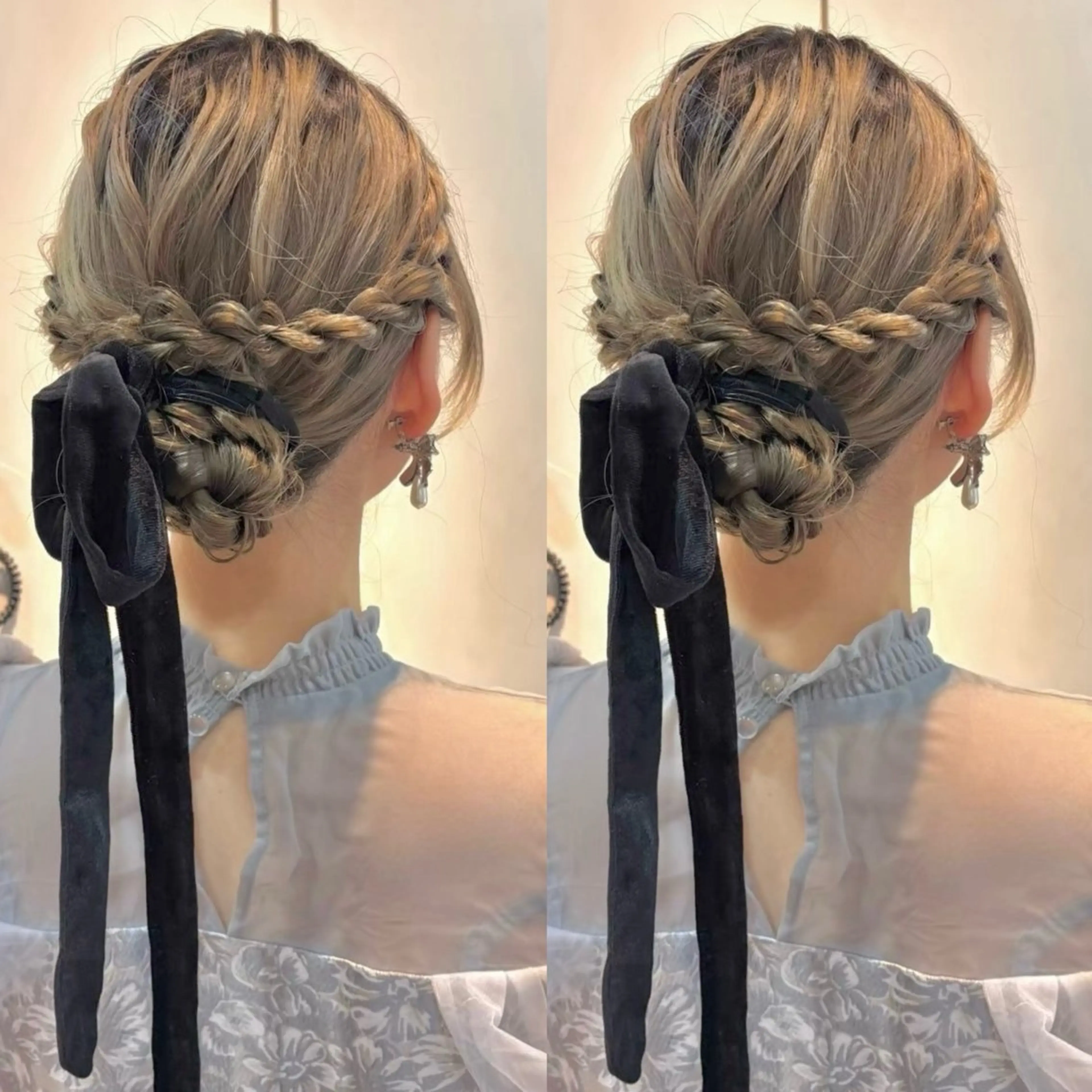 セミロング ヘアセット ヘアメ🎀推しカラー 🥣横浜/しほ🧸のヘアスタイル