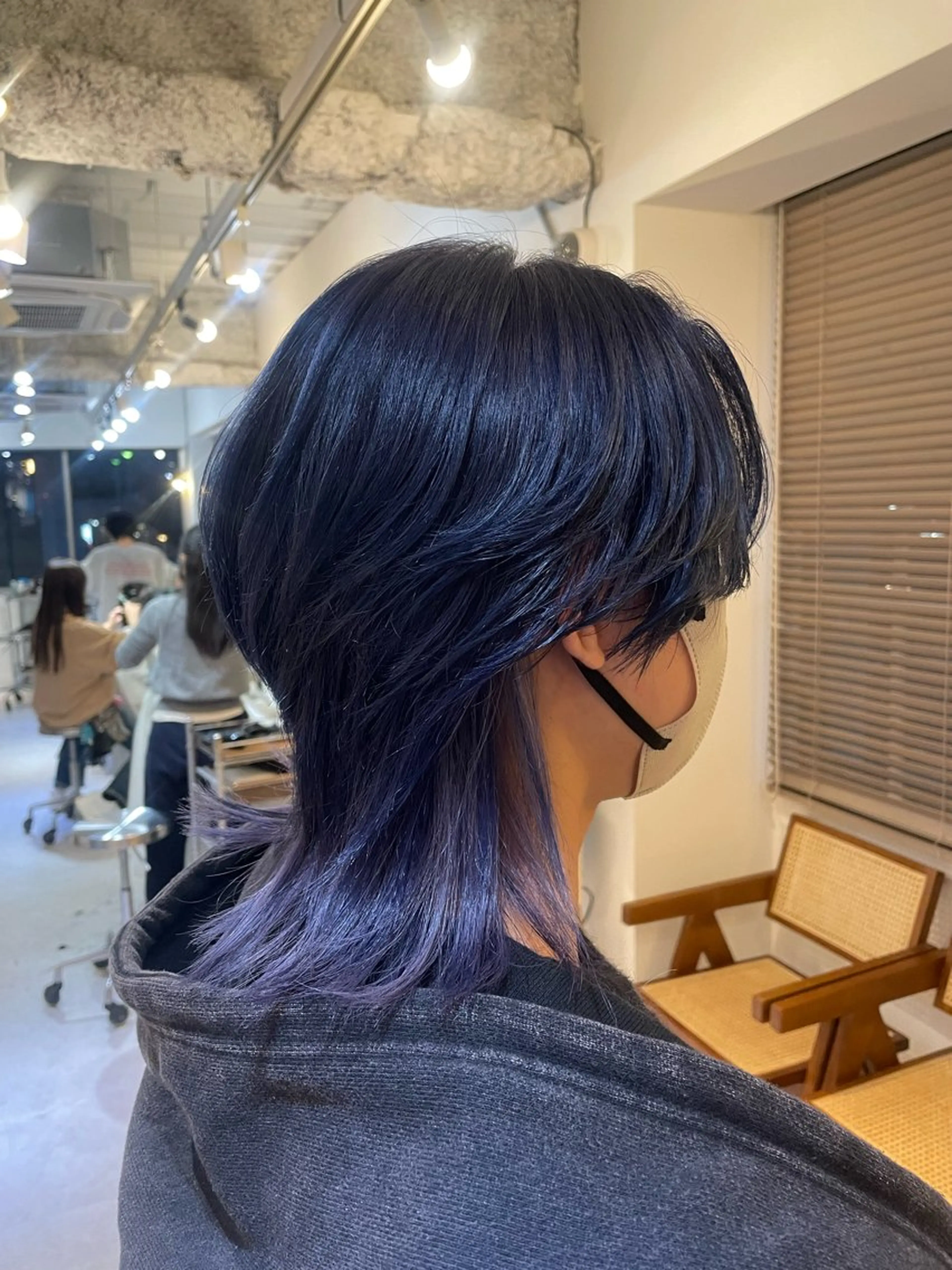 セミロング カラー ヘアカラー 大藤 守遥のヘアスタイル