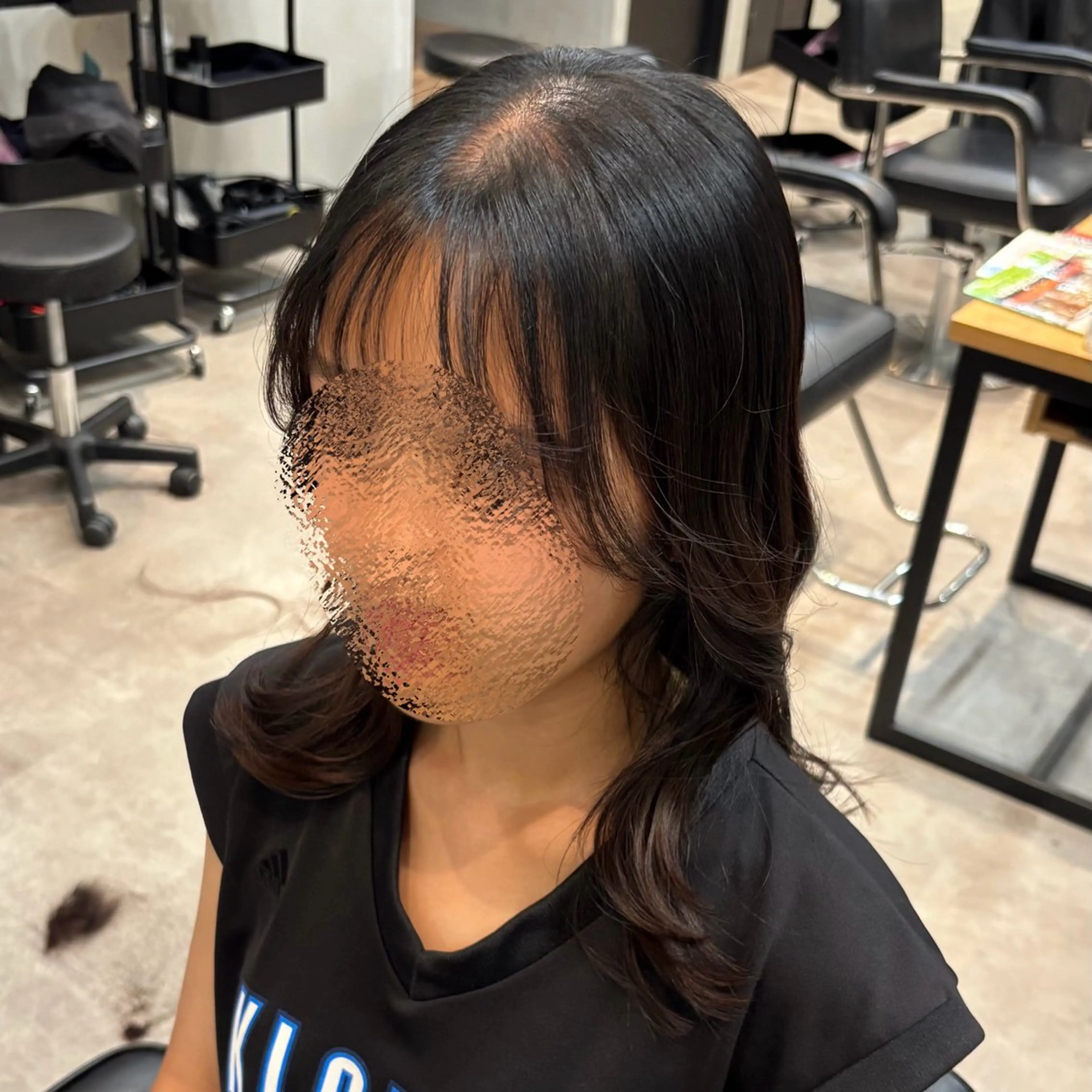 ミディアム 片平 帆香のヘアスタイル