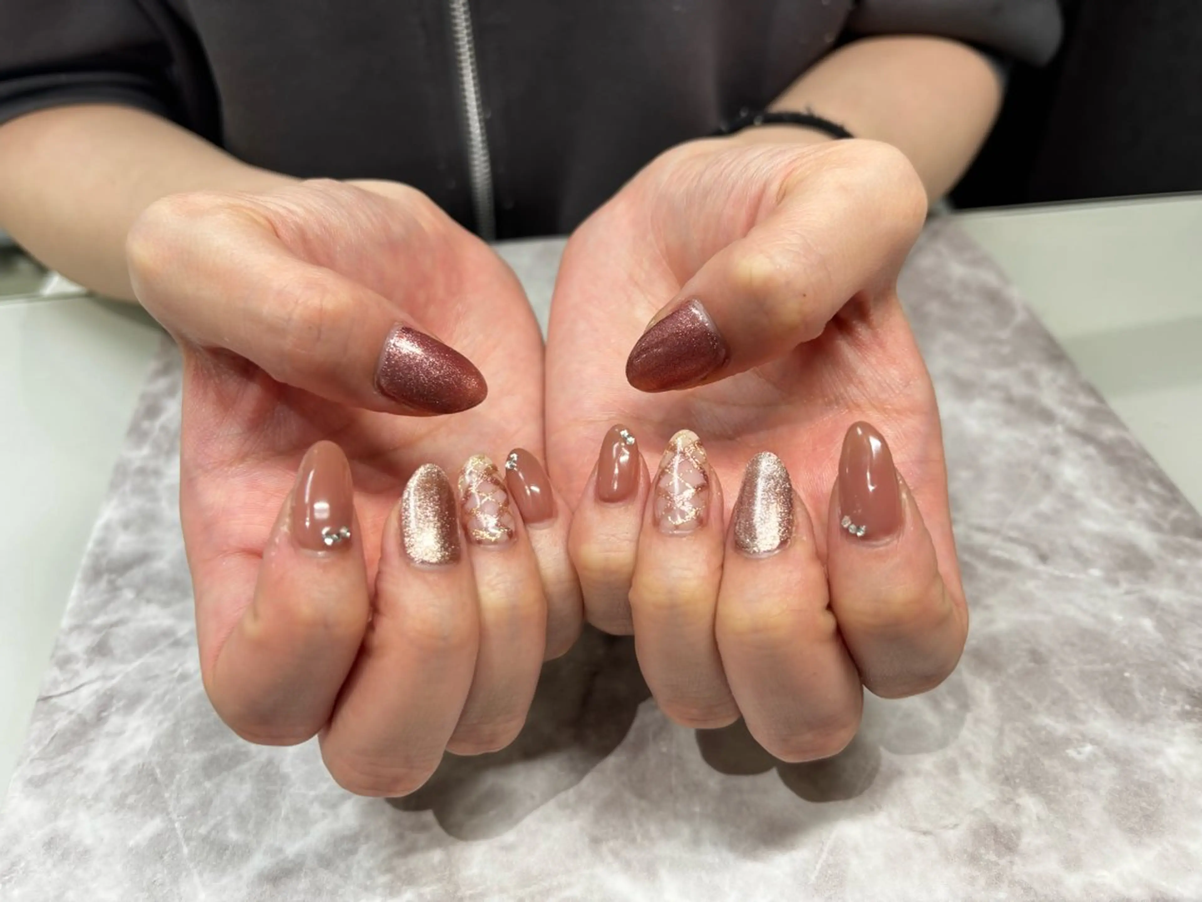 ネイル ハンドネイル 長坂 若菜のネイルデザイン