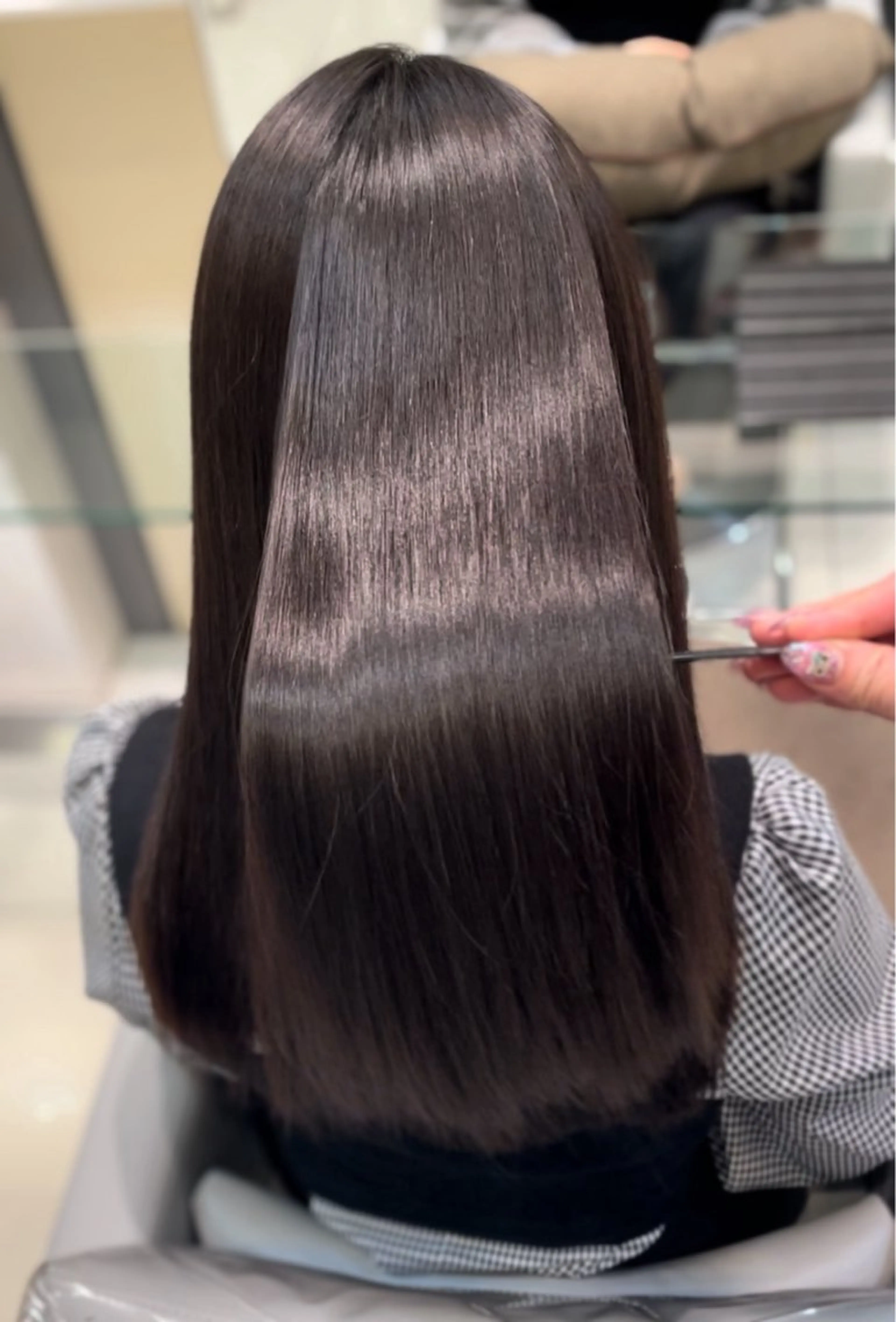 ロング パーマ Ash銀座店💜 misaのヘアスタイル