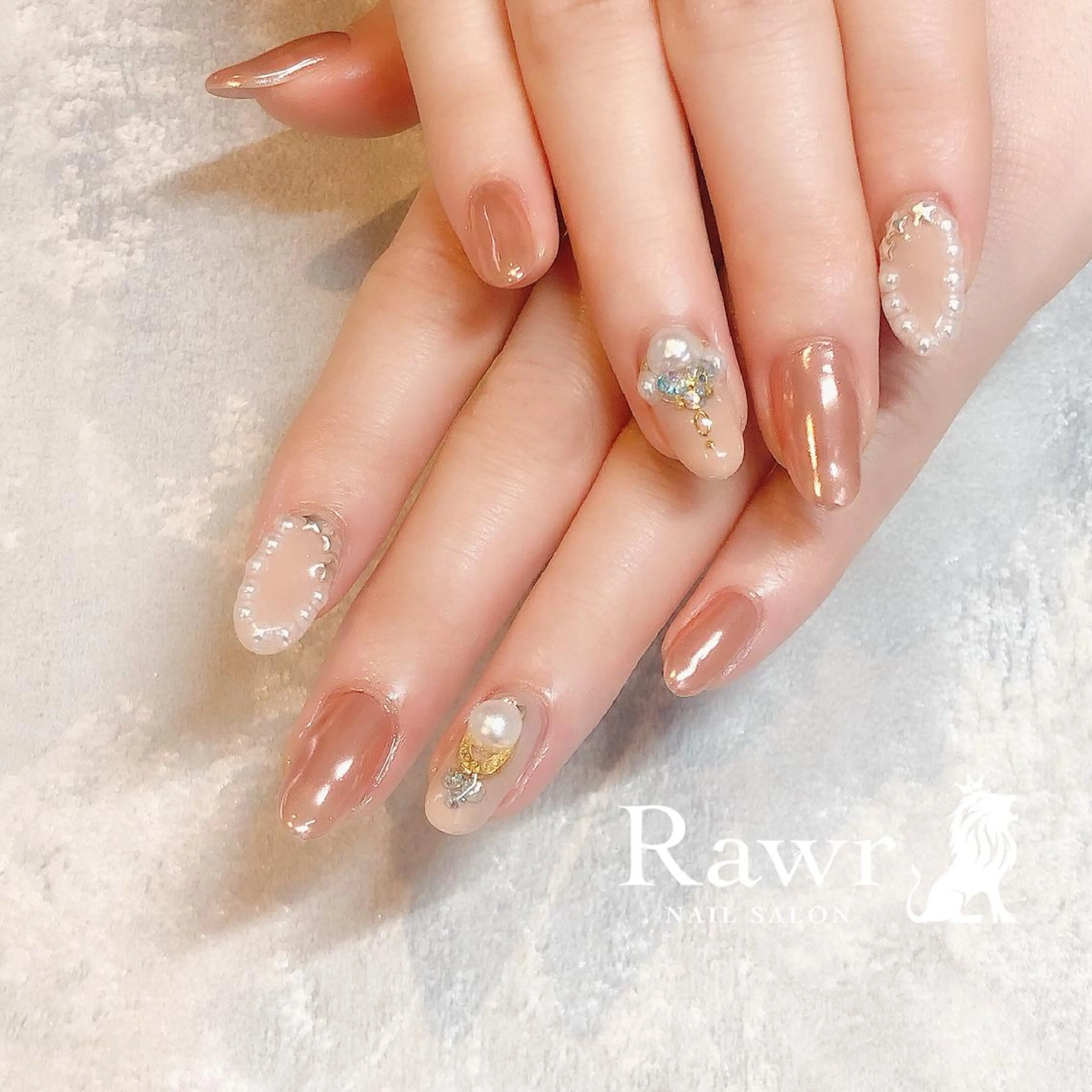 ネイル ハンドネイル Rawr / saoriのネイルデザイン