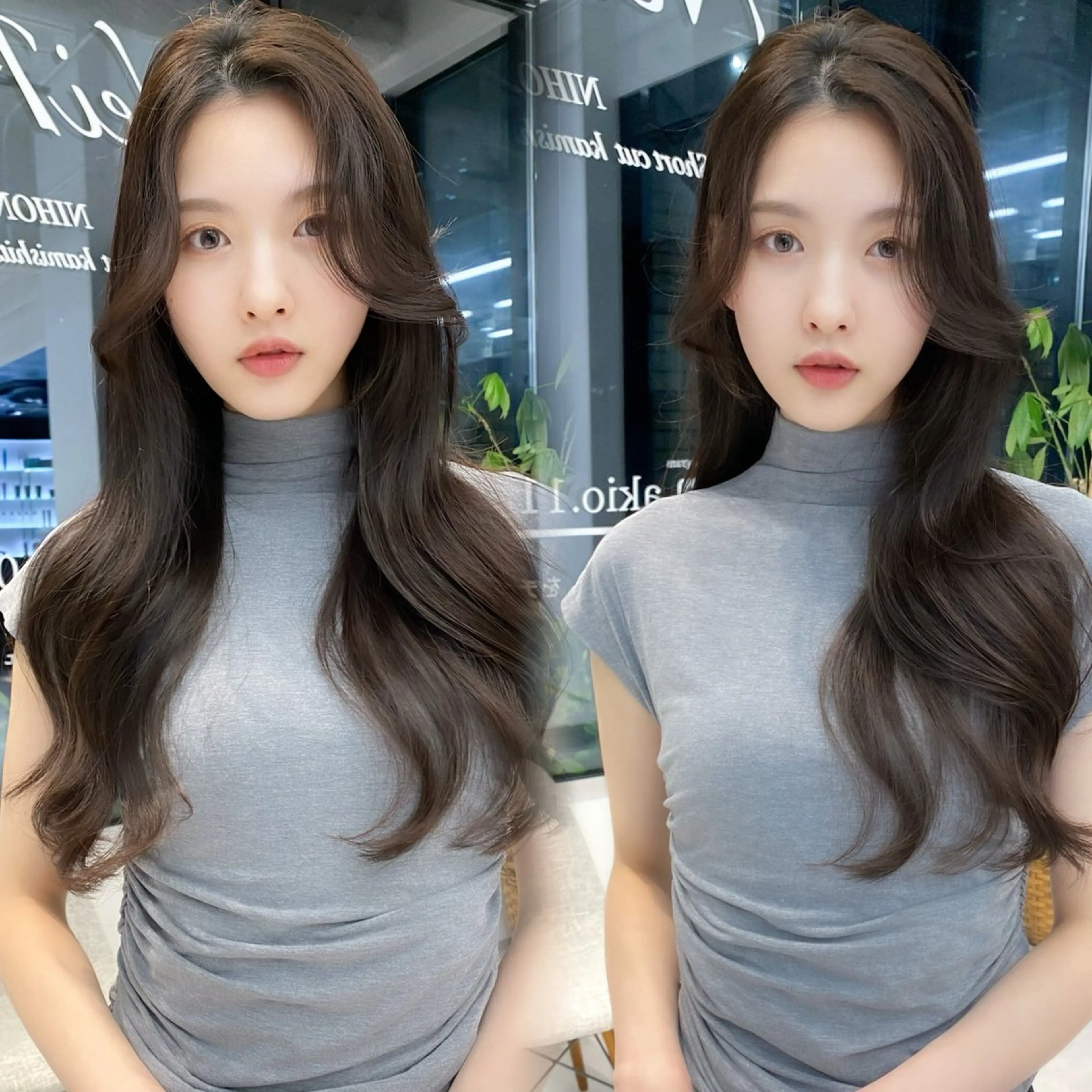 ロング レイヤーカット 小顔カット カット ヘアカラー 🌙レイヤー/透明感 髪質改善/宮田💫のヘアスタイル