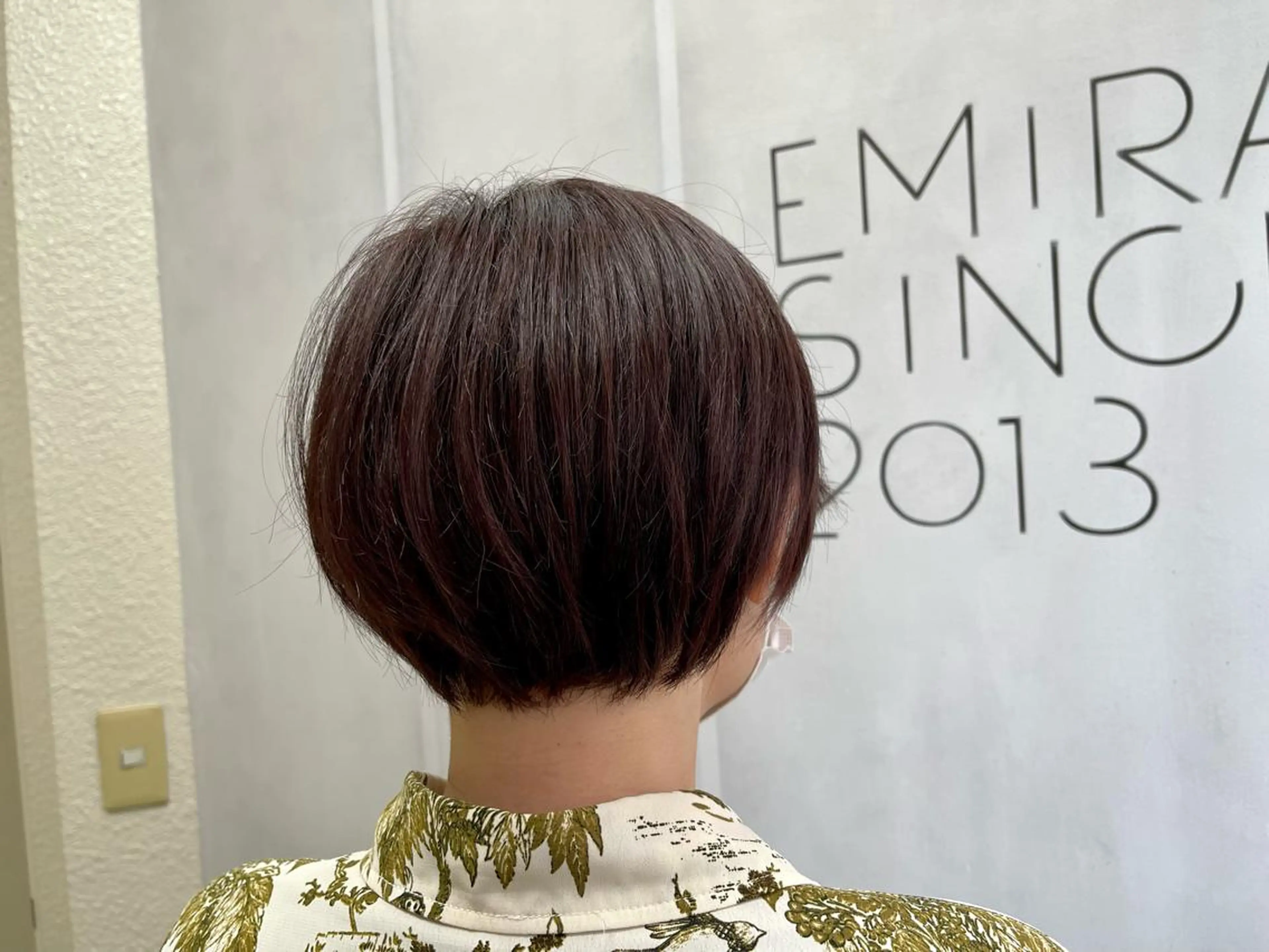 ショート くせ毛カット終着点 カワサキトオル溝の口のヘアスタイル