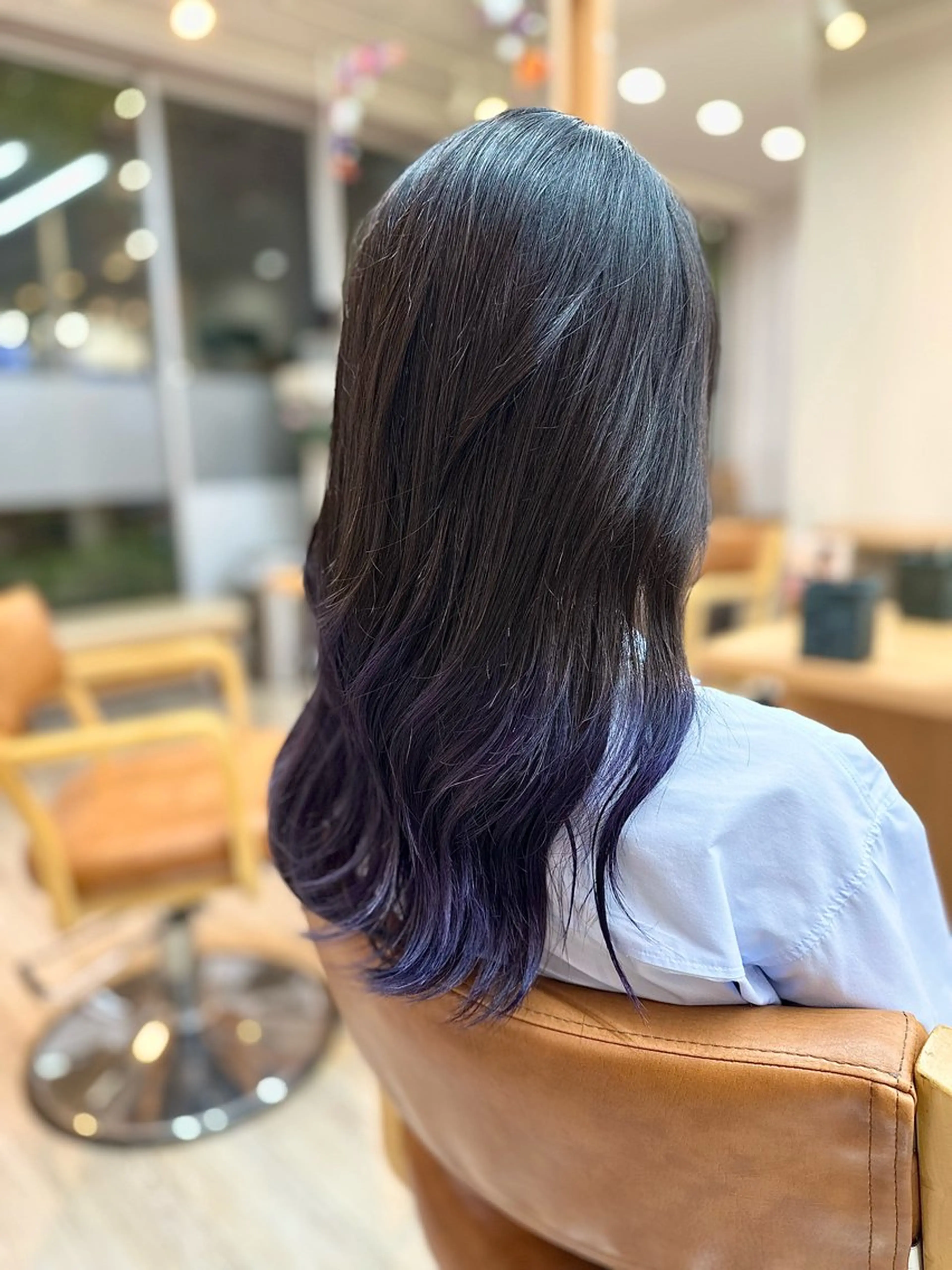 ロング 顔まわりレイヤー 顔周りカット レイヤーカット ロング Reina ♡のヘアスタイル