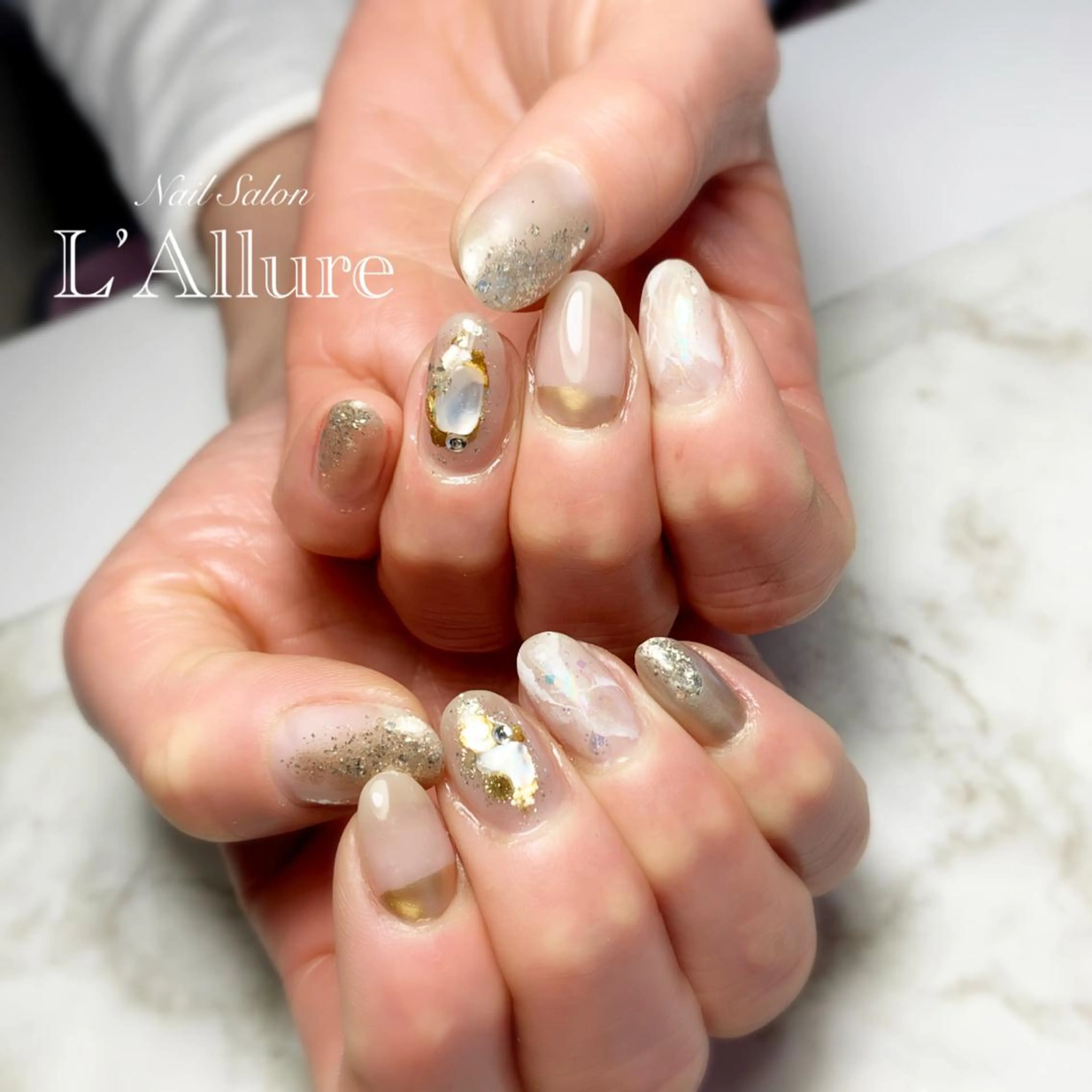 ネイル ハンドネイル Nail Salon L’Allureのネイルデザイン