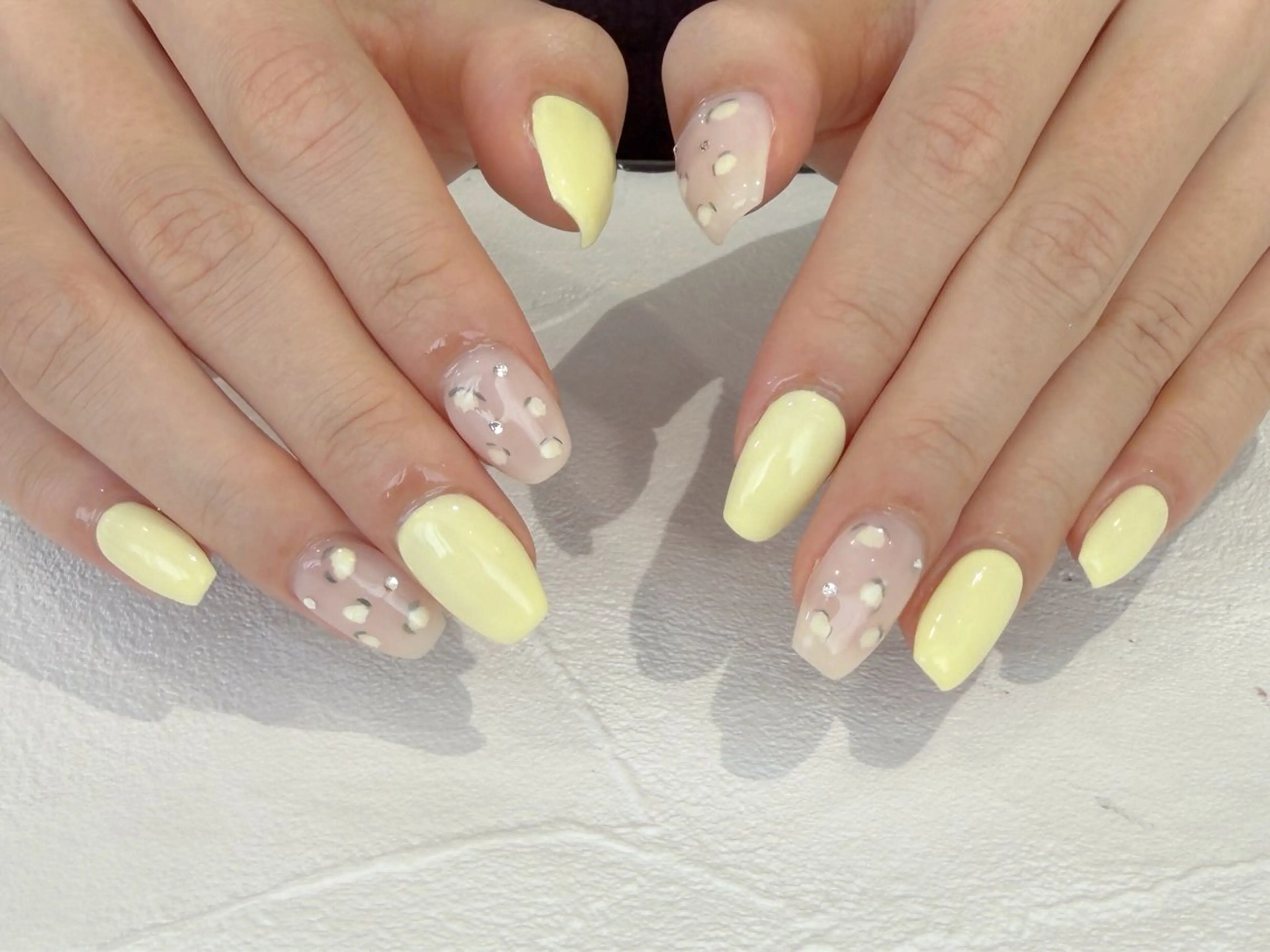 ネイル 持ち込み 豊島 波奈のネイルデザイン