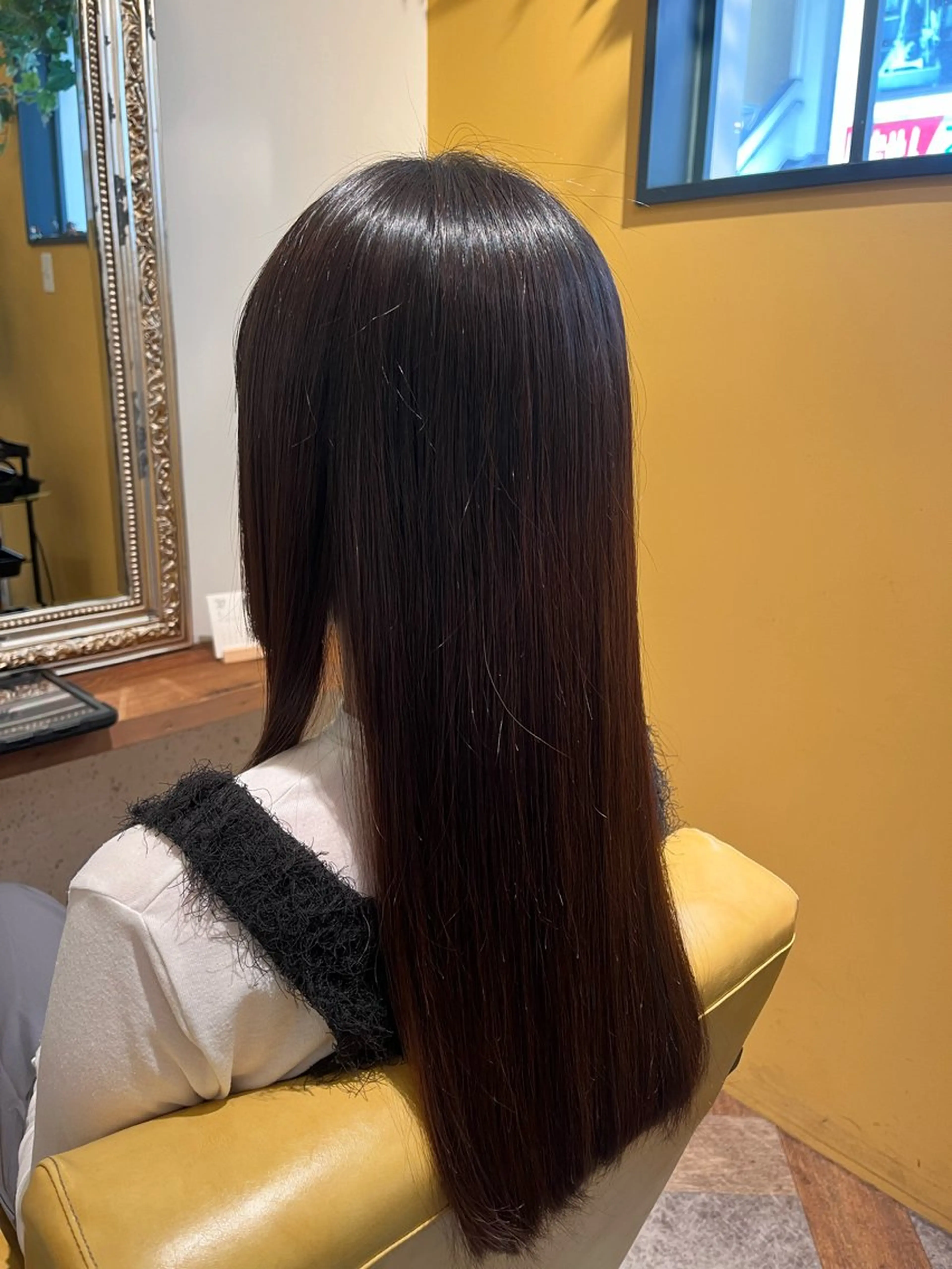 ロング 縮毛矯正 🍏Rio🍏 Color☆*。のヘアスタイル