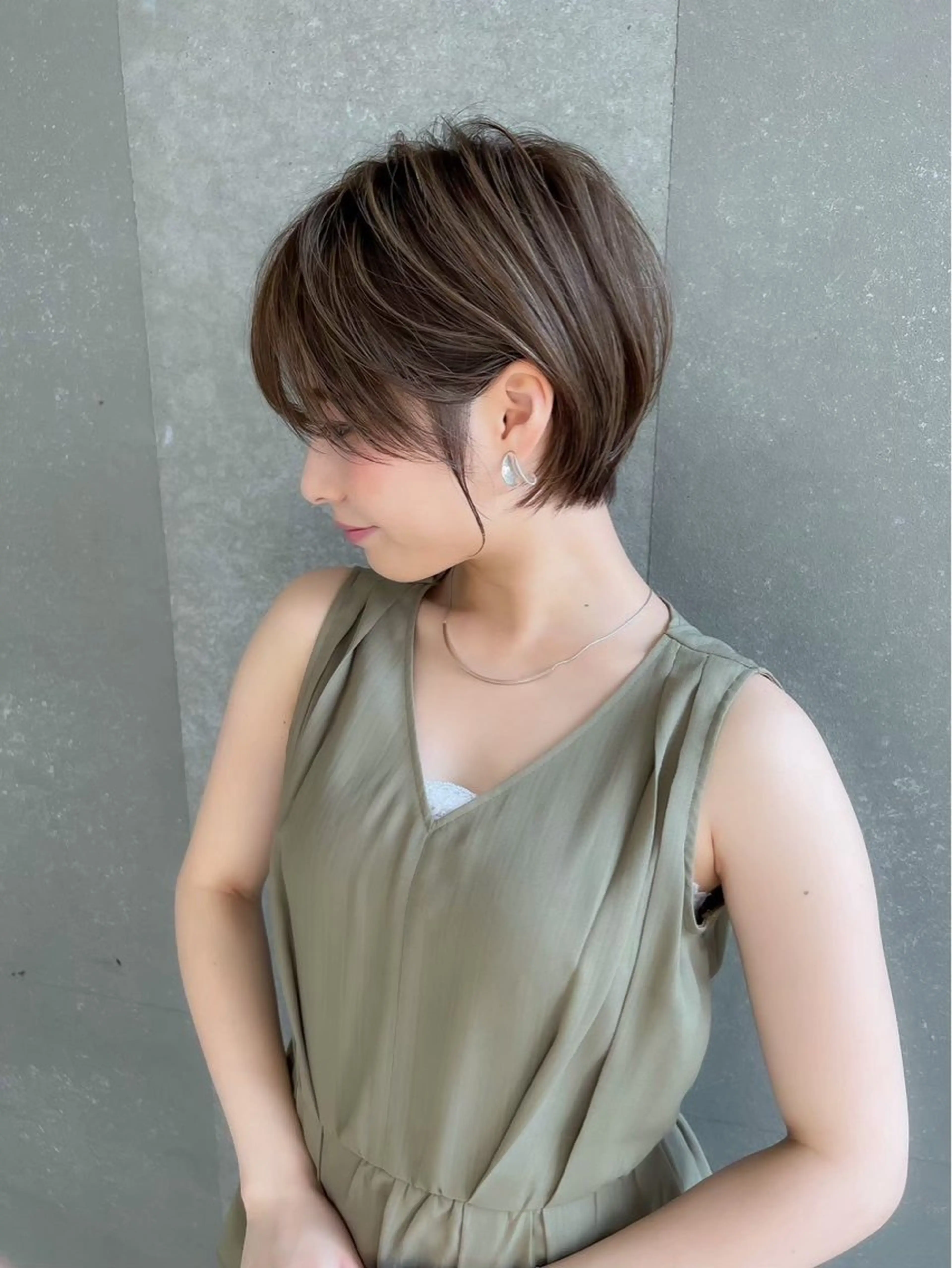 ショート ショートヘア 小顔カット カット ヘアカラー トリートメント ヘッドスパ taiga レイヤー /髪質改善/矯正🌈のヘアスタイル