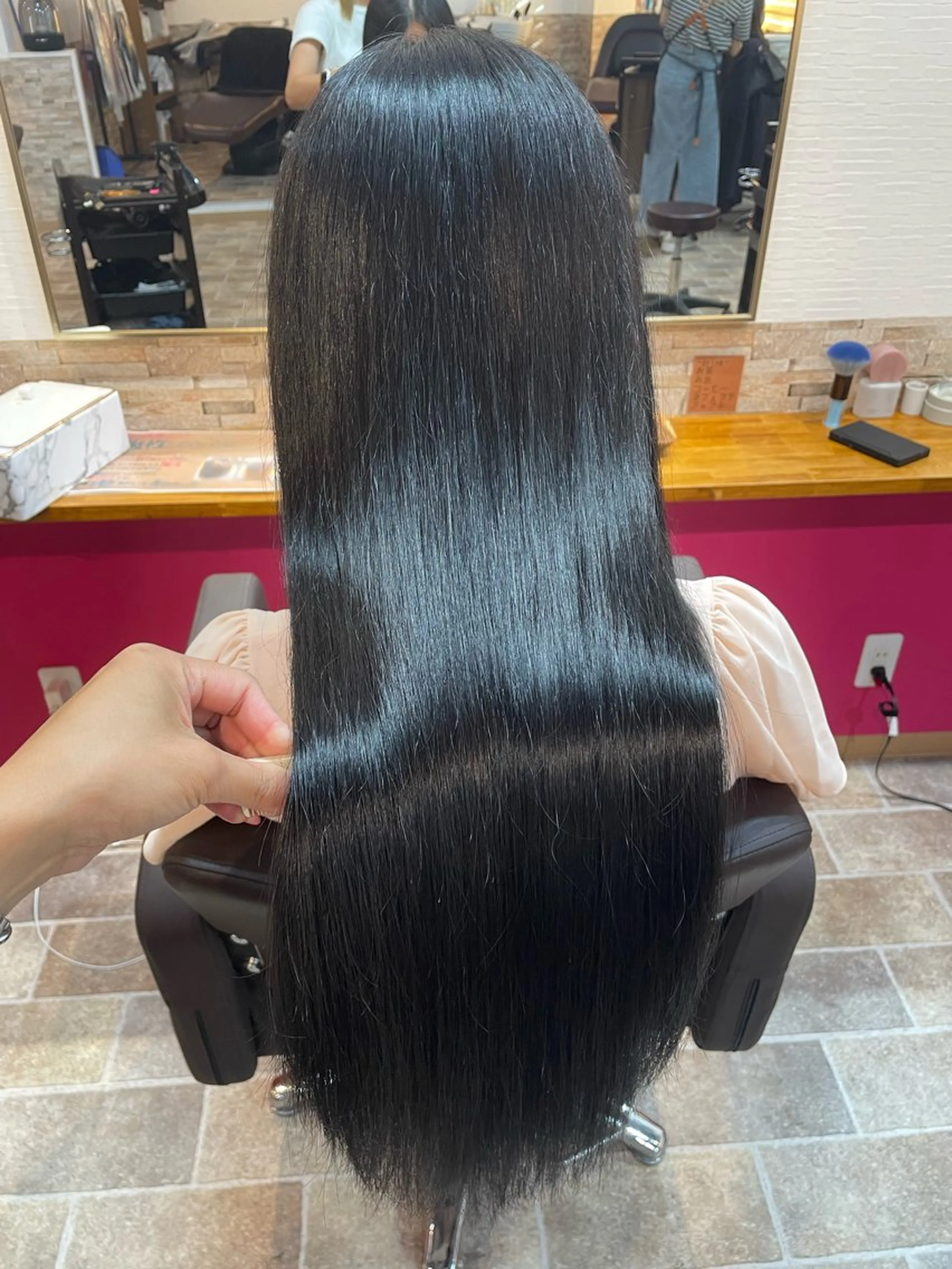 ロング カラー カット ヘアカラー トリートメント YUI/ ブリーチカラー🌷のヘアスタイル