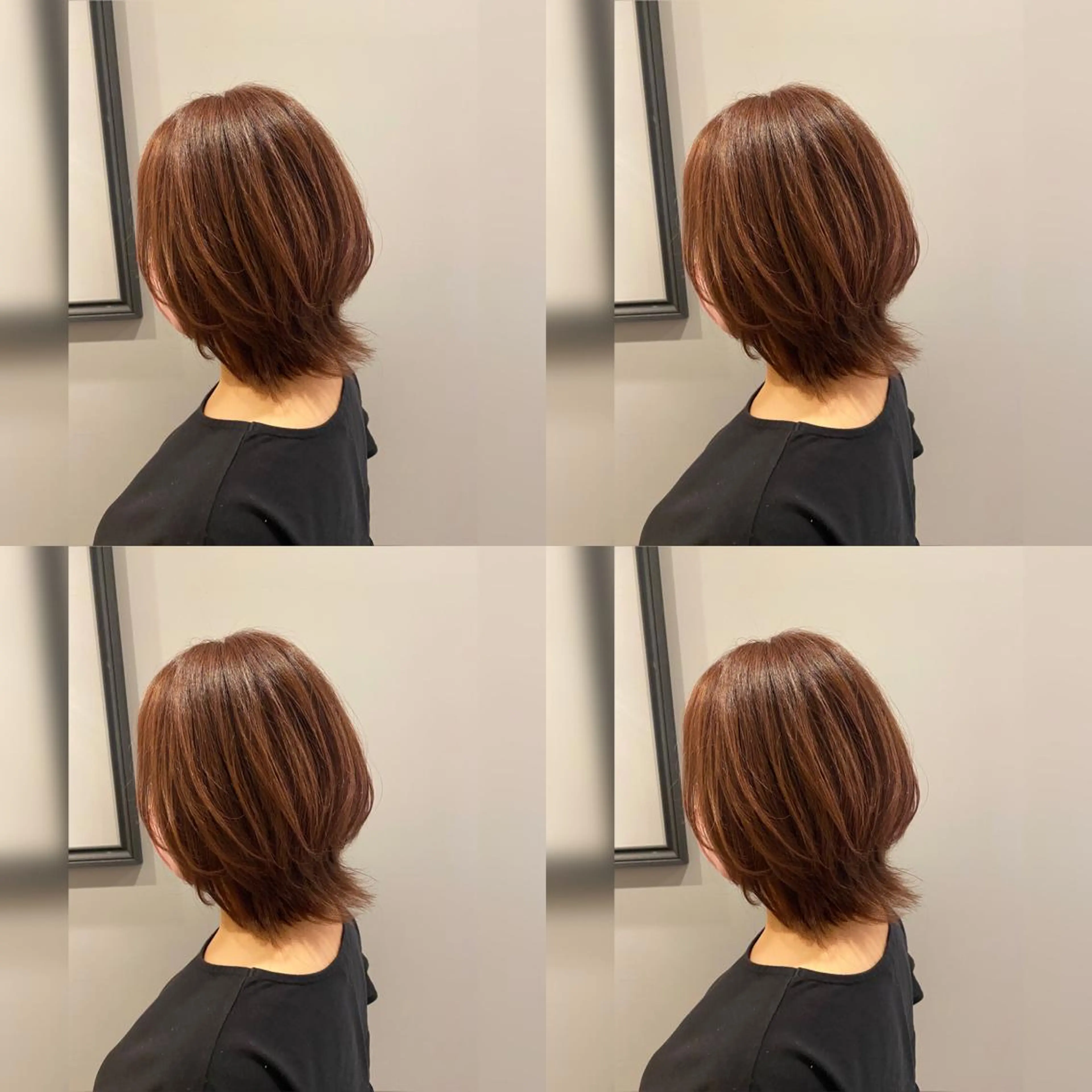 ミディアム くびれヘア くびれレイヤー レイヤーカット 神山 大樹✂︎宇都宮江曽島のヘアスタイル